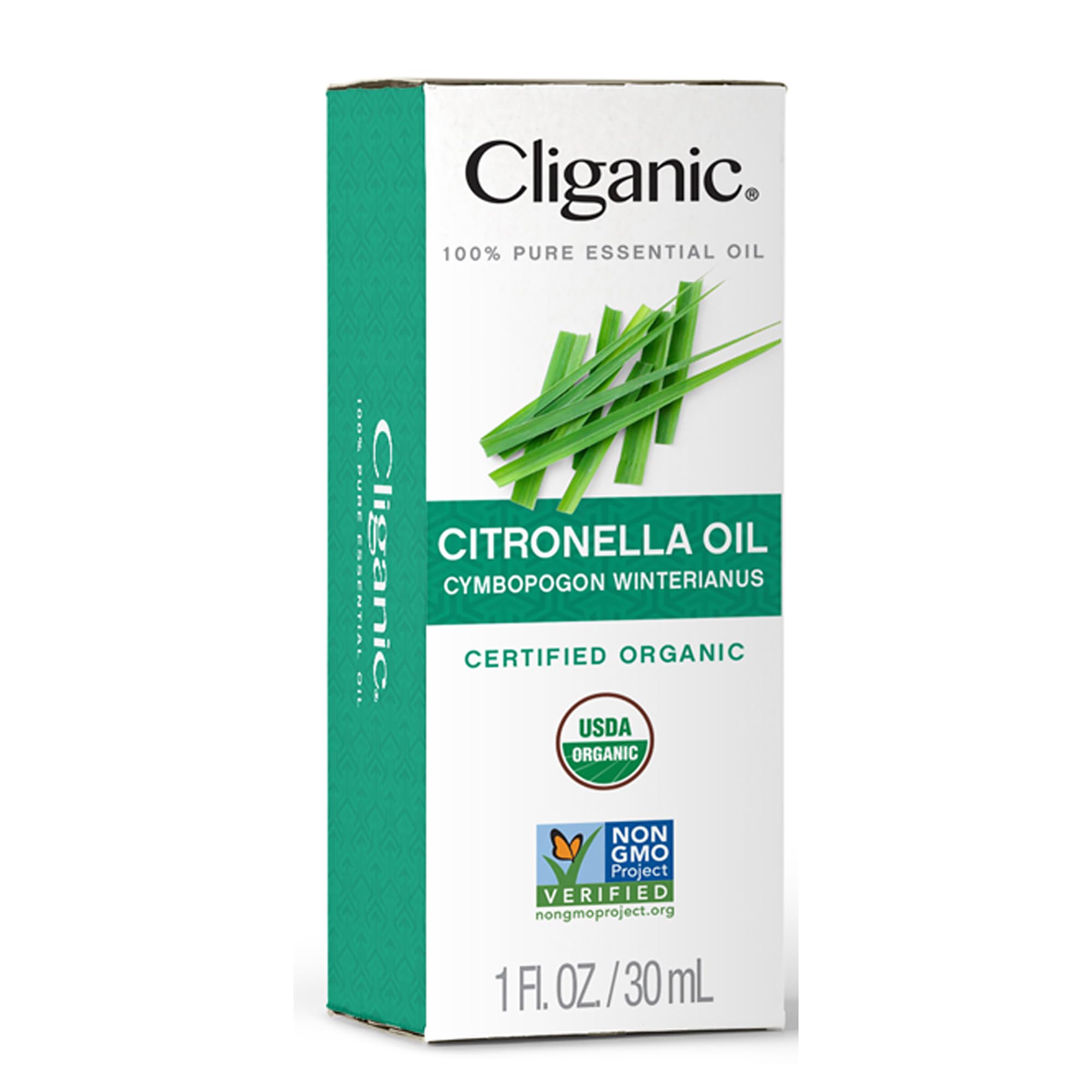 Foto 3 pulgar | Aceite Esencial De Citronela Orgánica Cliganic 30 Ml Para Difusor - Venta Internacional.