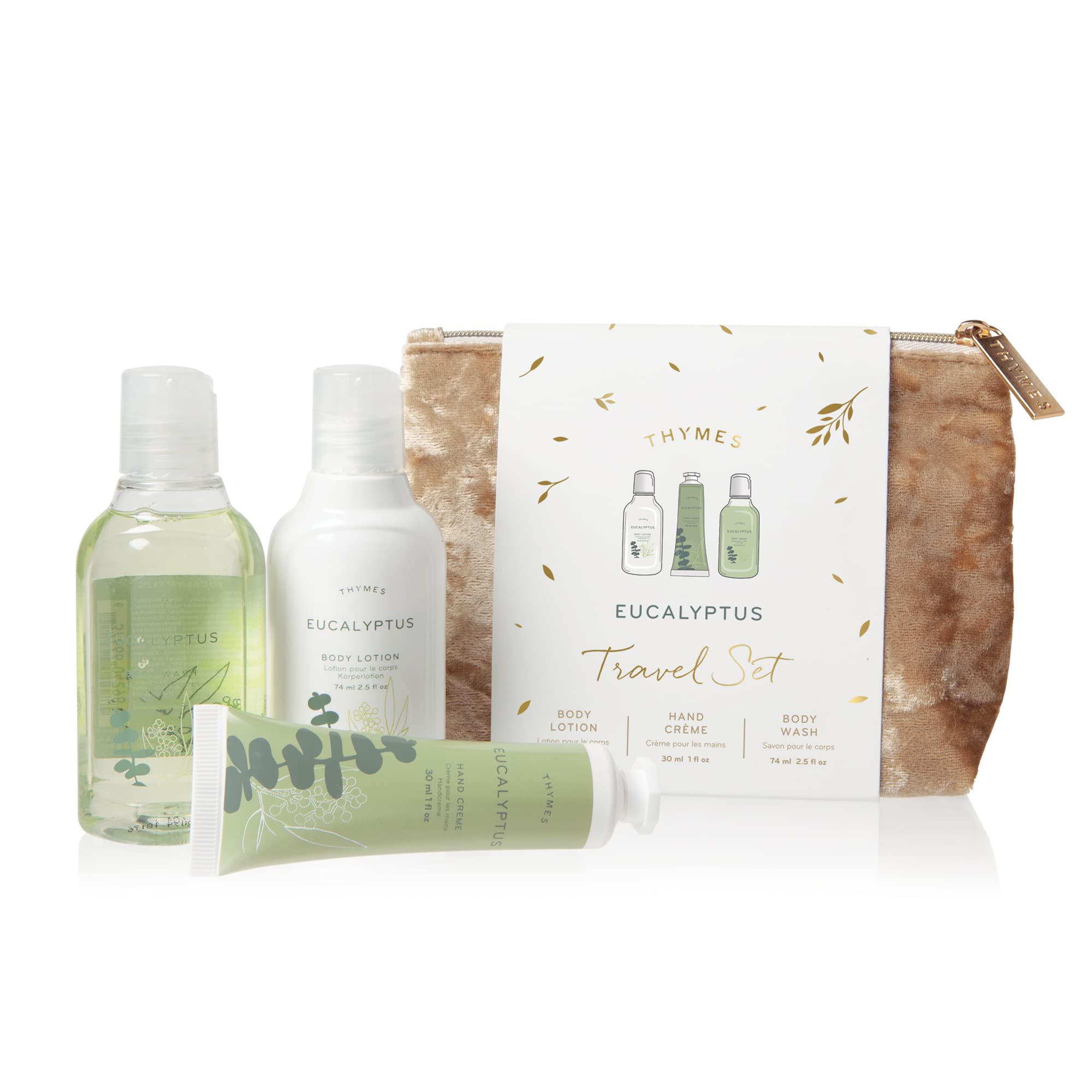 Foto 2 pulgar | Travel Set Thymes Eucalyptus Body Wash Loción Corporal Crema De Manos - Venta Internacional.
