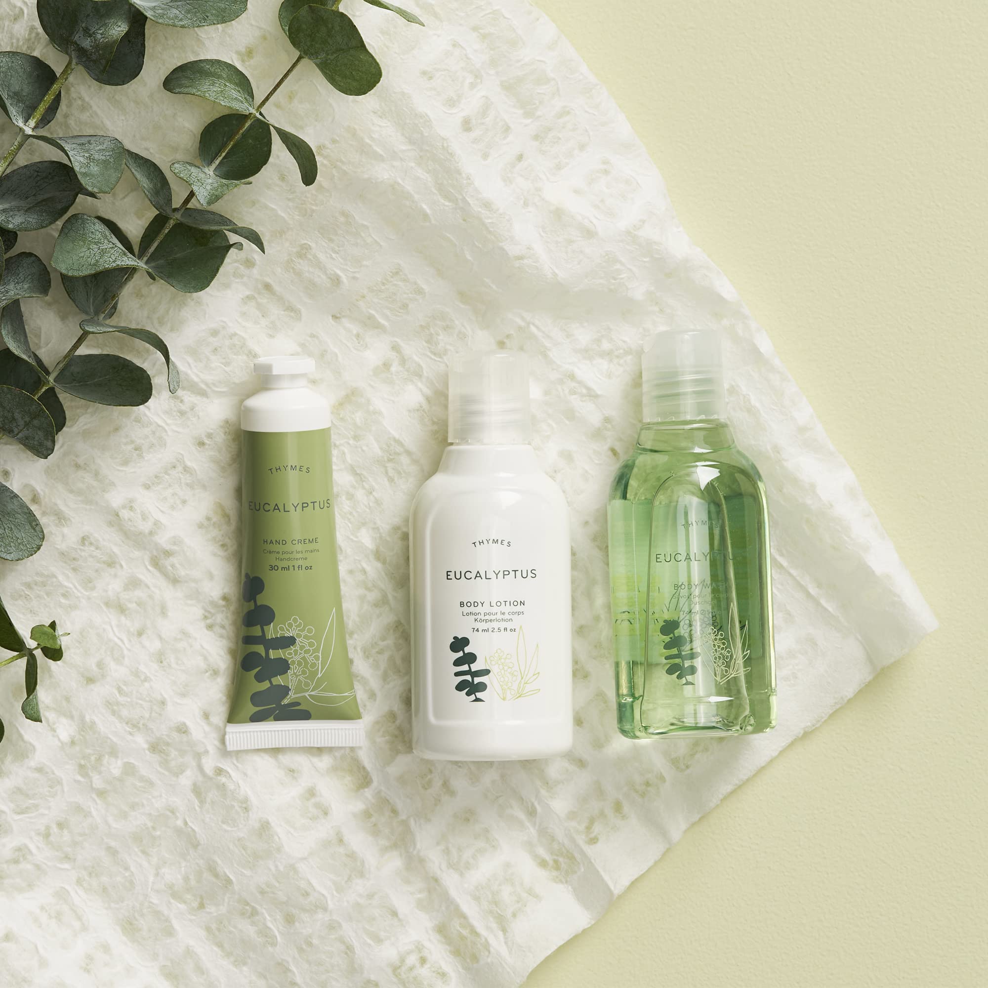Foto 5 pulgar | Travel Set Thymes Eucalyptus Body Wash Loción Corporal Crema De Manos - Venta Internacional.