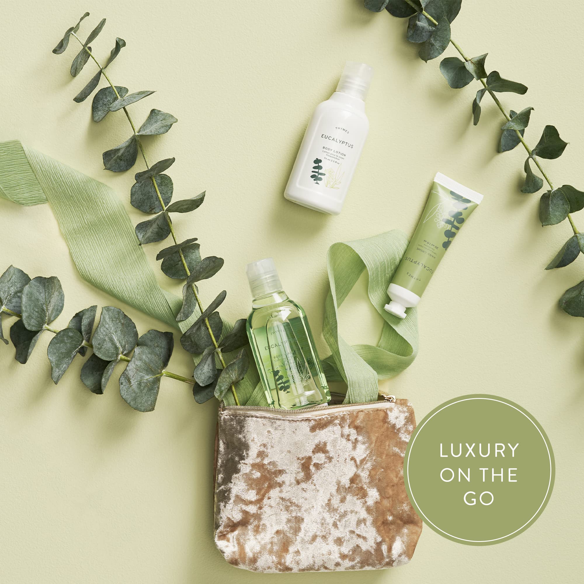 Foto 6 pulgar | Travel Set Thymes Eucalyptus Body Wash Loción Corporal Crema De Manos - Venta Internacional.