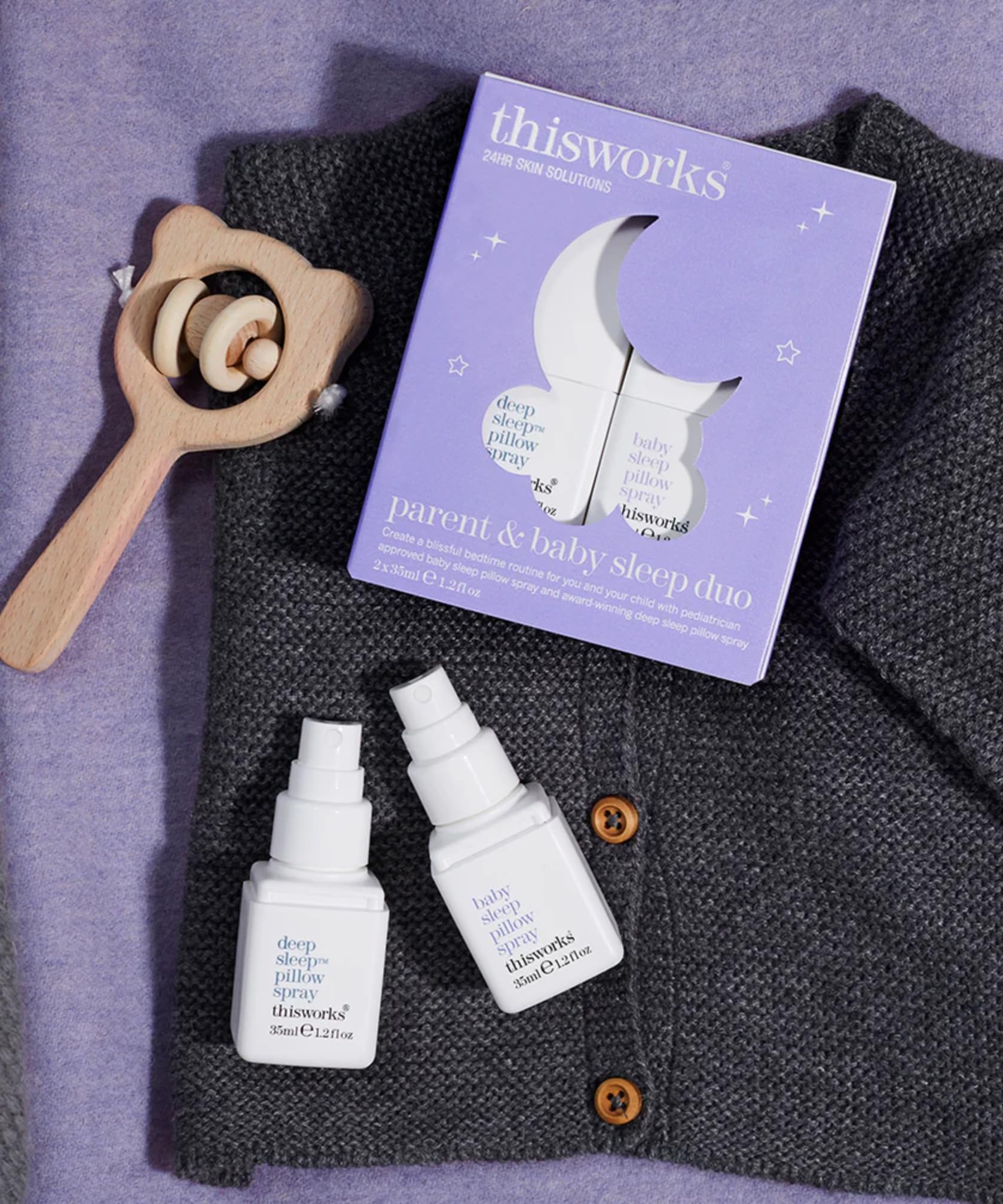 Foto 6 | Set De Almohadas En Aerosol Para Dormir Thisworks Para Padres Y Bebés, 35 Ml X 2 - Venta Internacional.
