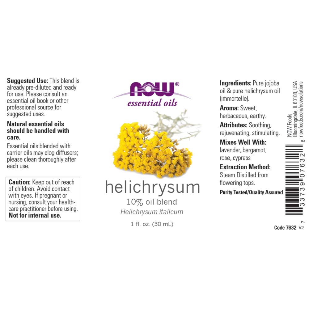 Foto 3 pulgar | Aceite Esencial Now Foods, Mezcla De Helicriso, 30 Ml, 100% Puro - Venta Internacional.