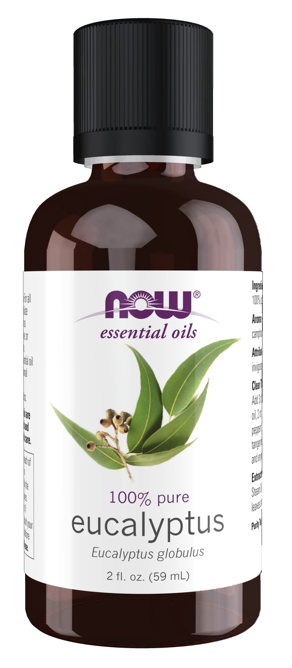 Foto 2 pulgar | Aceite Esencial Now De Eucalipto 100% Puro Vegano, 60 Ml - Venta Internacional.