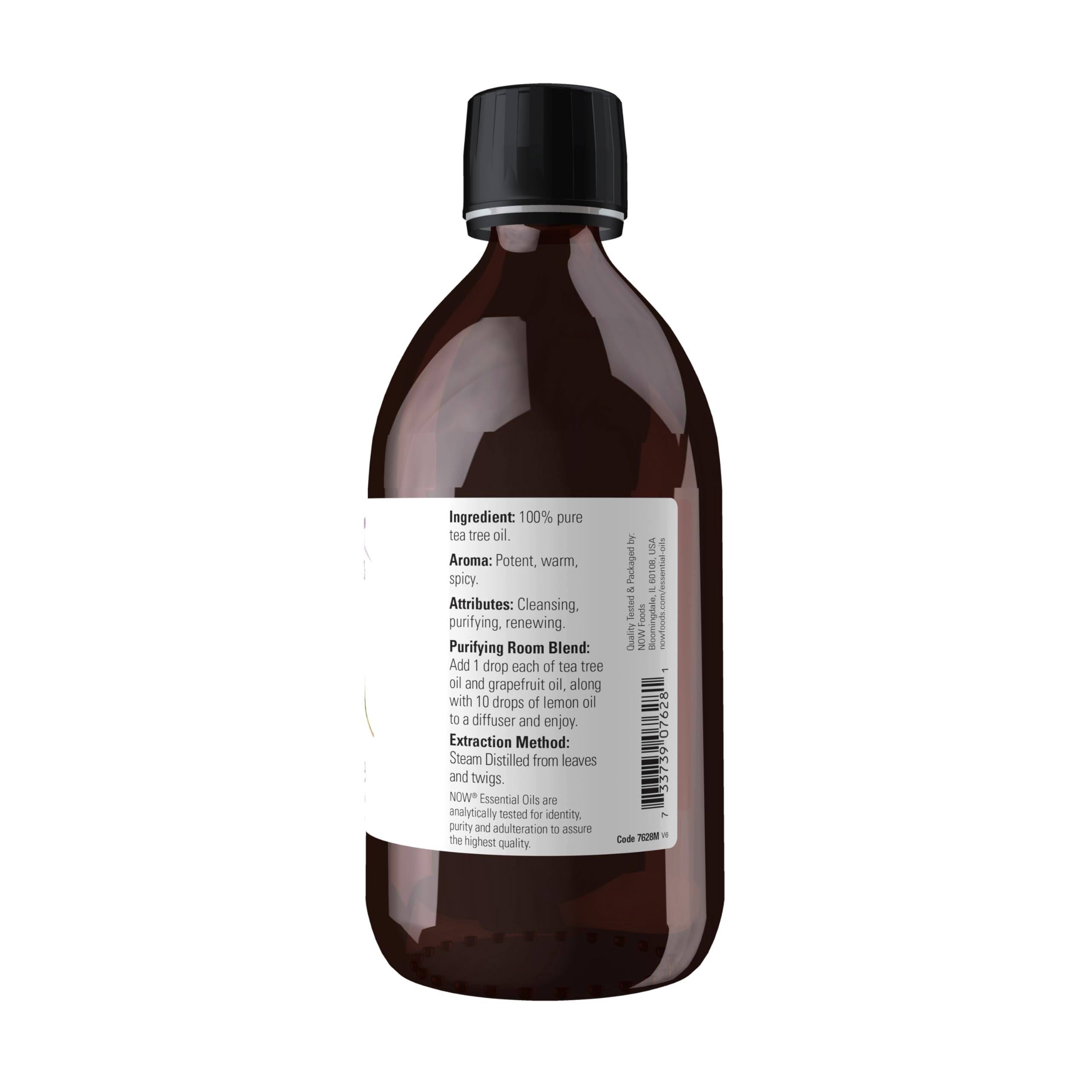 Foto 4 pulgar | Aceite Esencial Now Foods De Árbol De Té 100% Puro, 480 Ml - Venta Internacional.