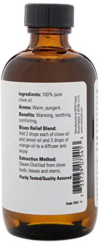 Foto 4 pulgar | Aceite Esencial Now Foods Clavo 100% Puro Vegano, 120 Ml - Venta Internacional.