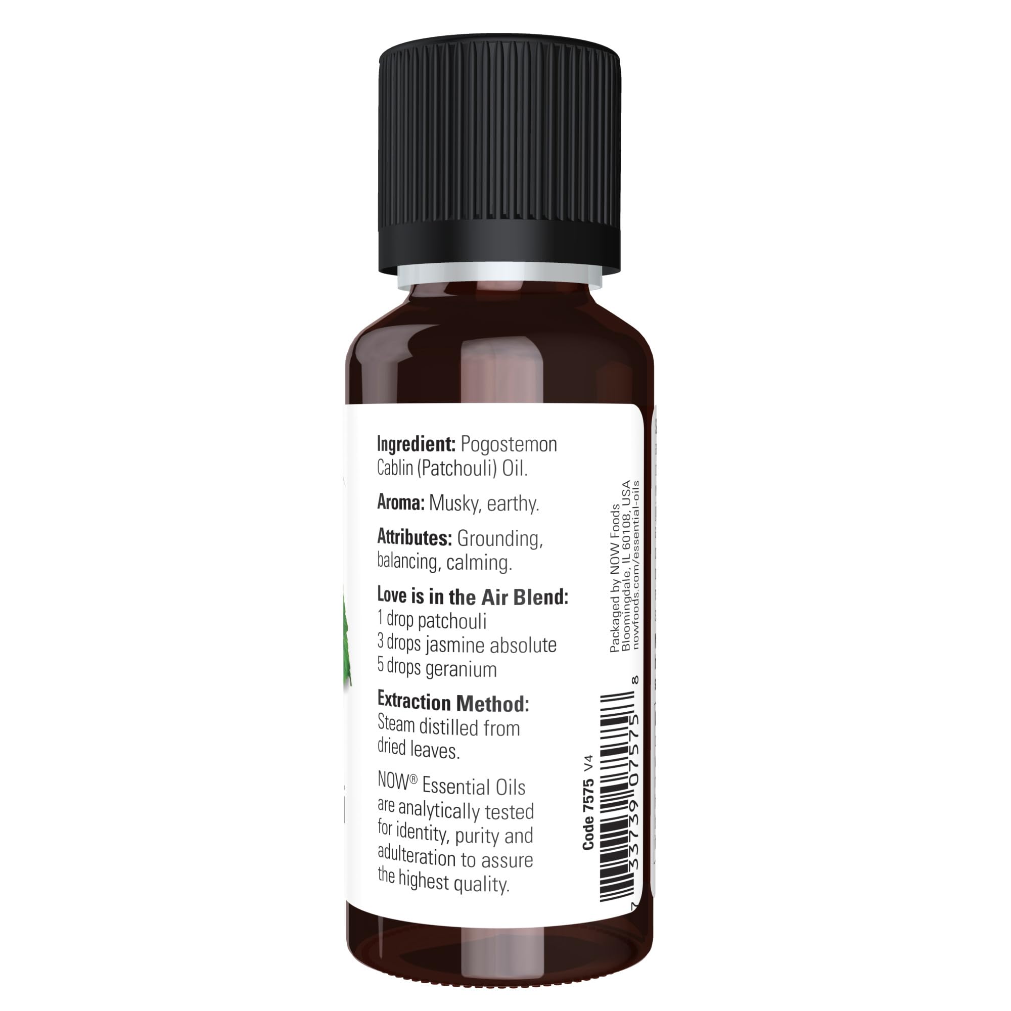 Foto 4 pulgar | Aceite Esencial Now Foods Patchouli, 30 Ml, 100% Puro Vegano - Venta Internacional.