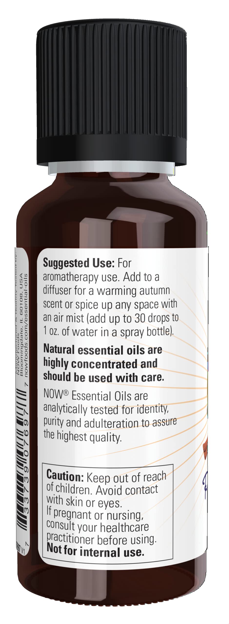 Foto 4 pulgar | Aceite Esencial Now Foods Pumpkin Spice, 30 Ml, Agradable Aroma - Venta Internacional.