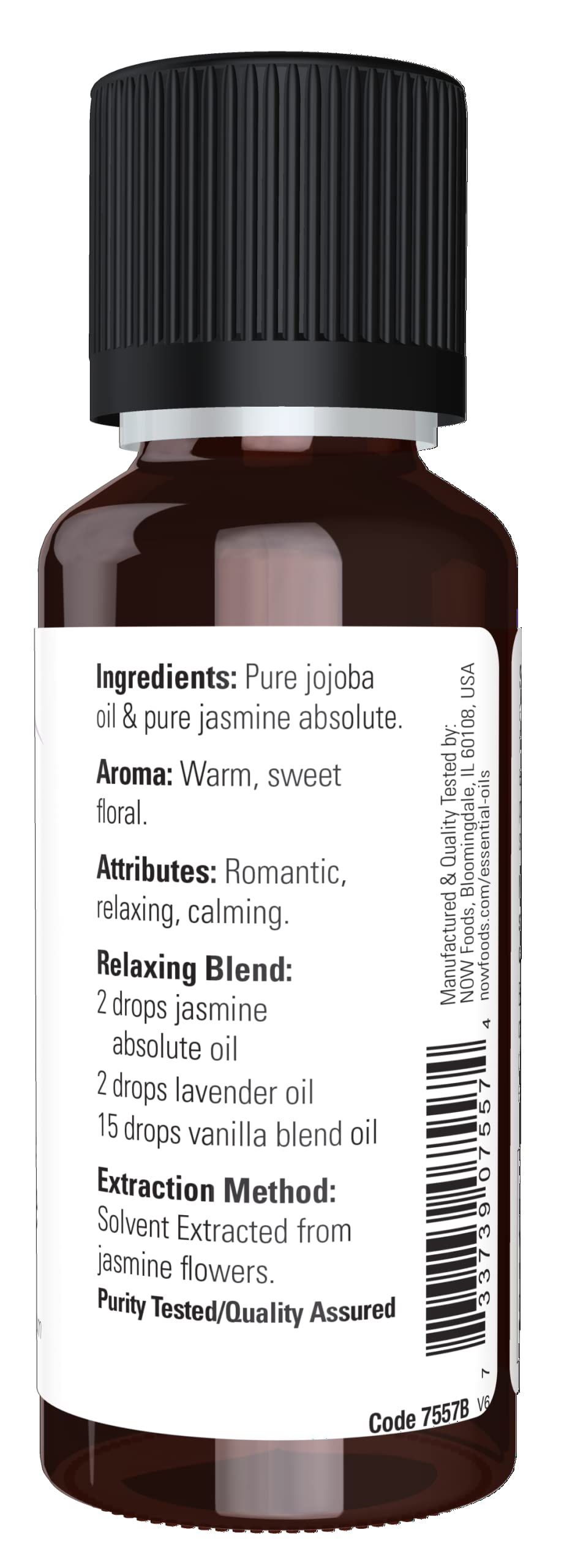 Foto 3 pulgar | Aceite Esencial Now Foods Jasmine Absolute 30 Ml Vegano - Venta Internacional.