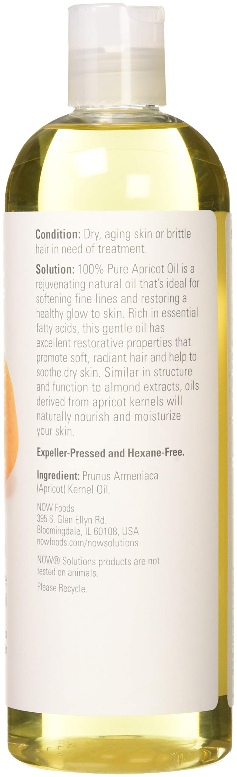 Foto 3 pulgar | Aceite De Albaricoque Oil Now Solutions, 473 Ml (paquete De 2), 100% Puro - Venta Internacional.
