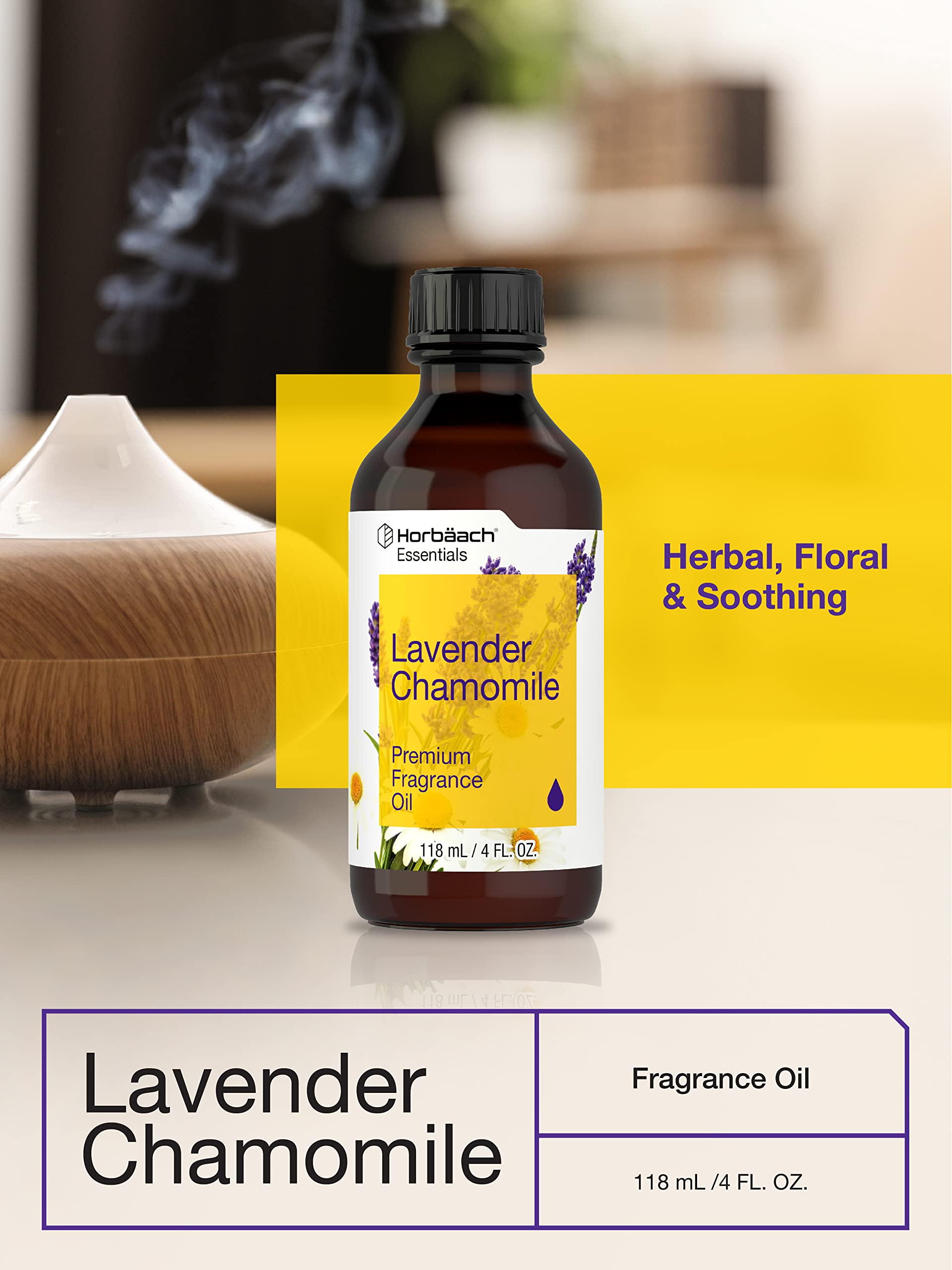 Foto 6 | Aceite Aromático Horbäach, Lavanda Y Manzanilla, 118 Ml, De Primera Calidad - Venta Internacional.