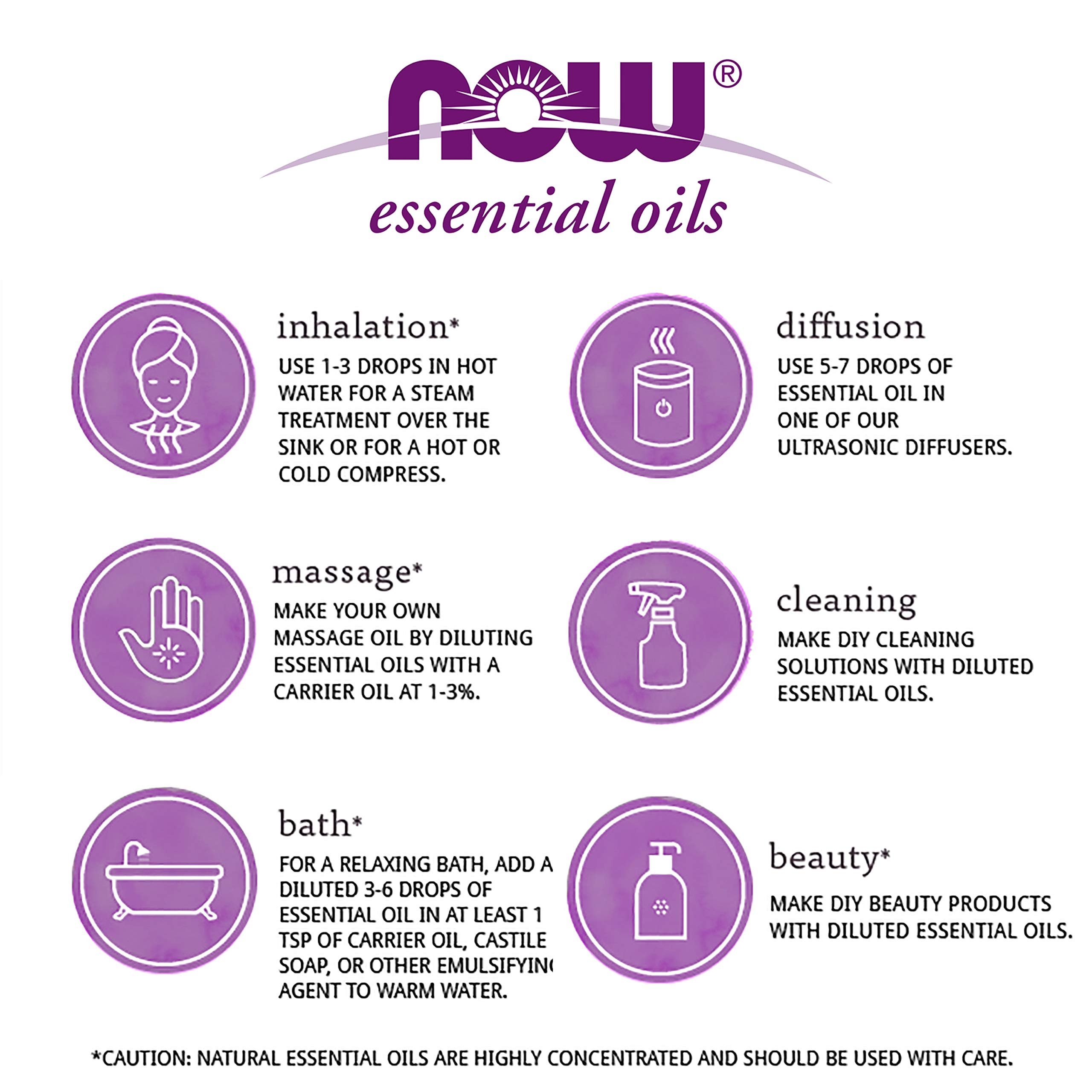 Foto 5 pulgar | Aceite Esencial Now Foods Rose Absolute, Mezcla Al 5%, 30 Ml - Venta Internacional.