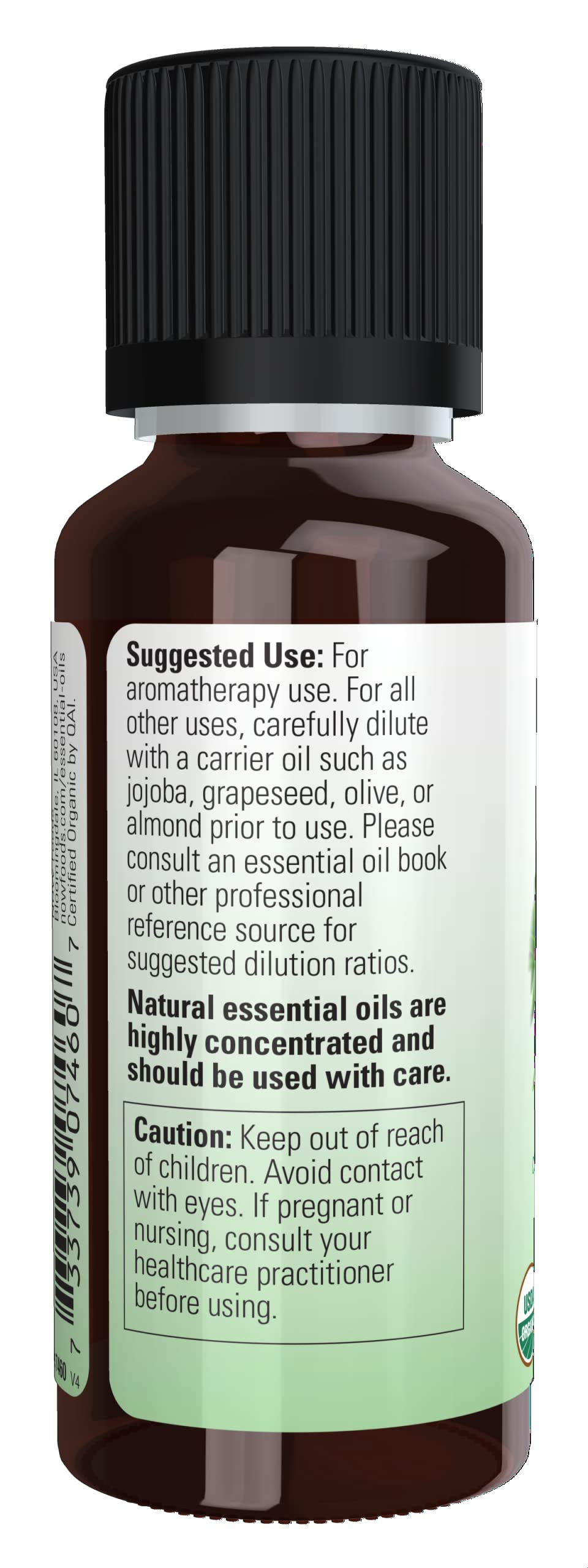 Foto 4 pulgar | Aceite Esencial Now Foods De Romero Orgánico, 30 Ml, 100% Puro - Venta Internacional.
