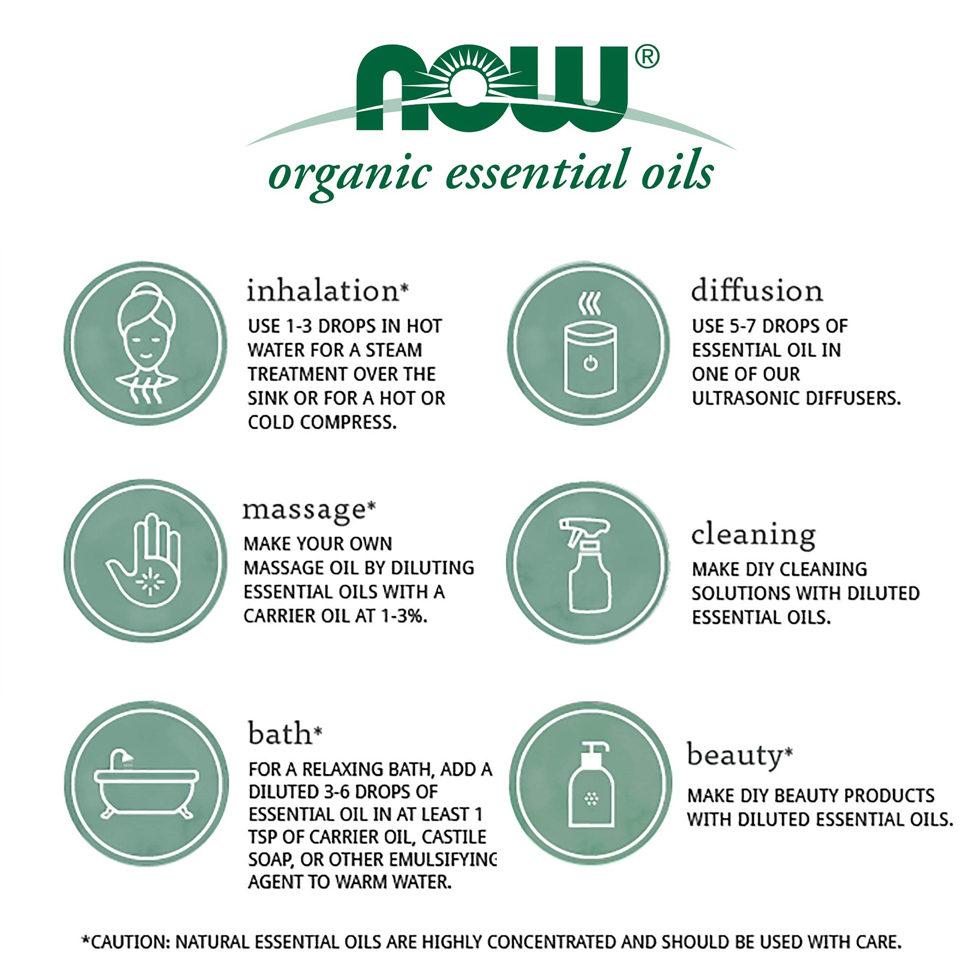Foto 4 | Aceite Esencial Now Foods De Romero Orgánico, 30 Ml, 100% Puro - Venta Internacional.