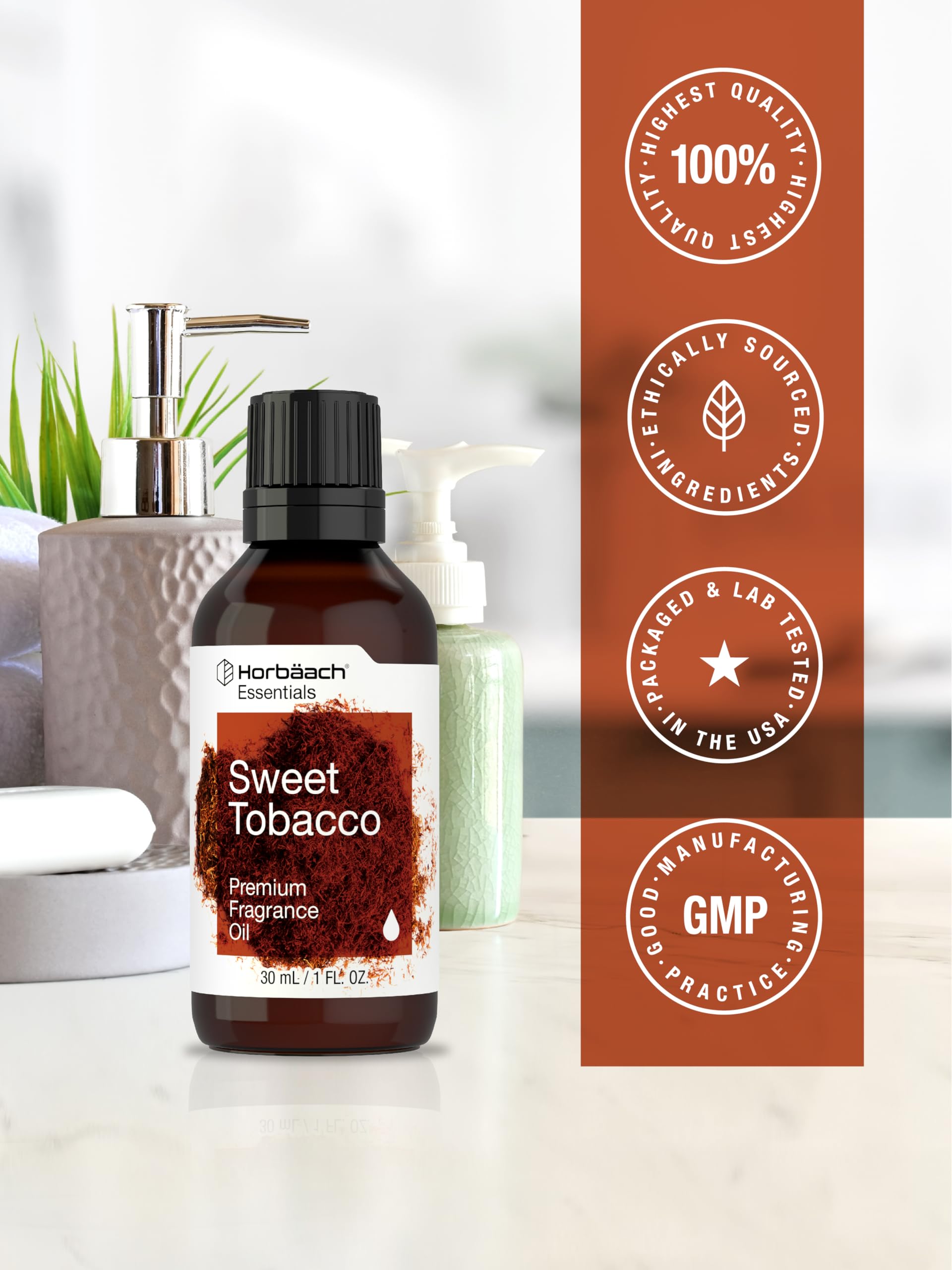 Foto 6 pulgar | Aceite Aromático Horbäach Sweet Tobacco 30 Ml Para Difusores - Venta Internacional.