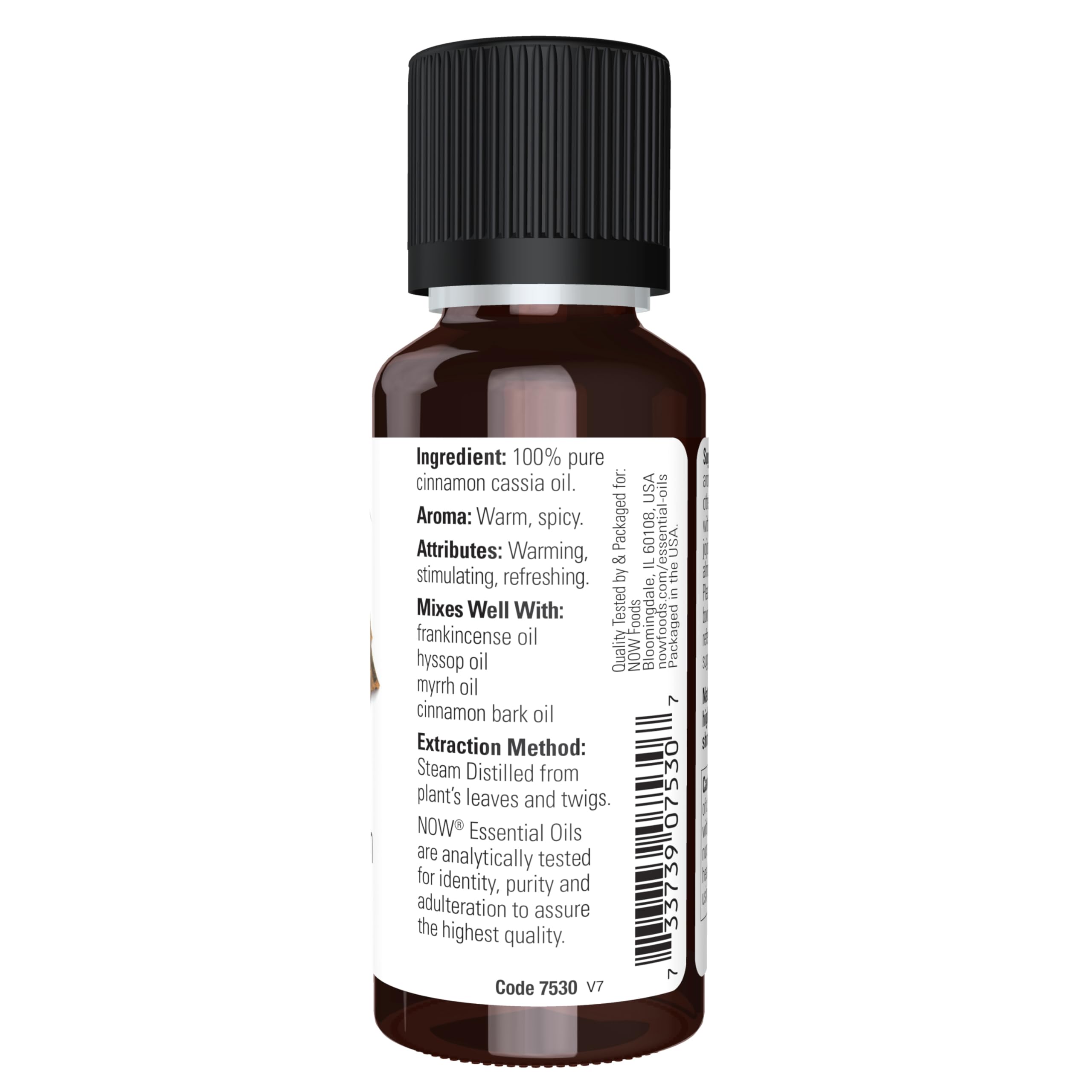 Foto 3 pulgar | Aceite Esencial Now Foods Canela Cassia 30 Ml 100% Puro - Venta Internacional.