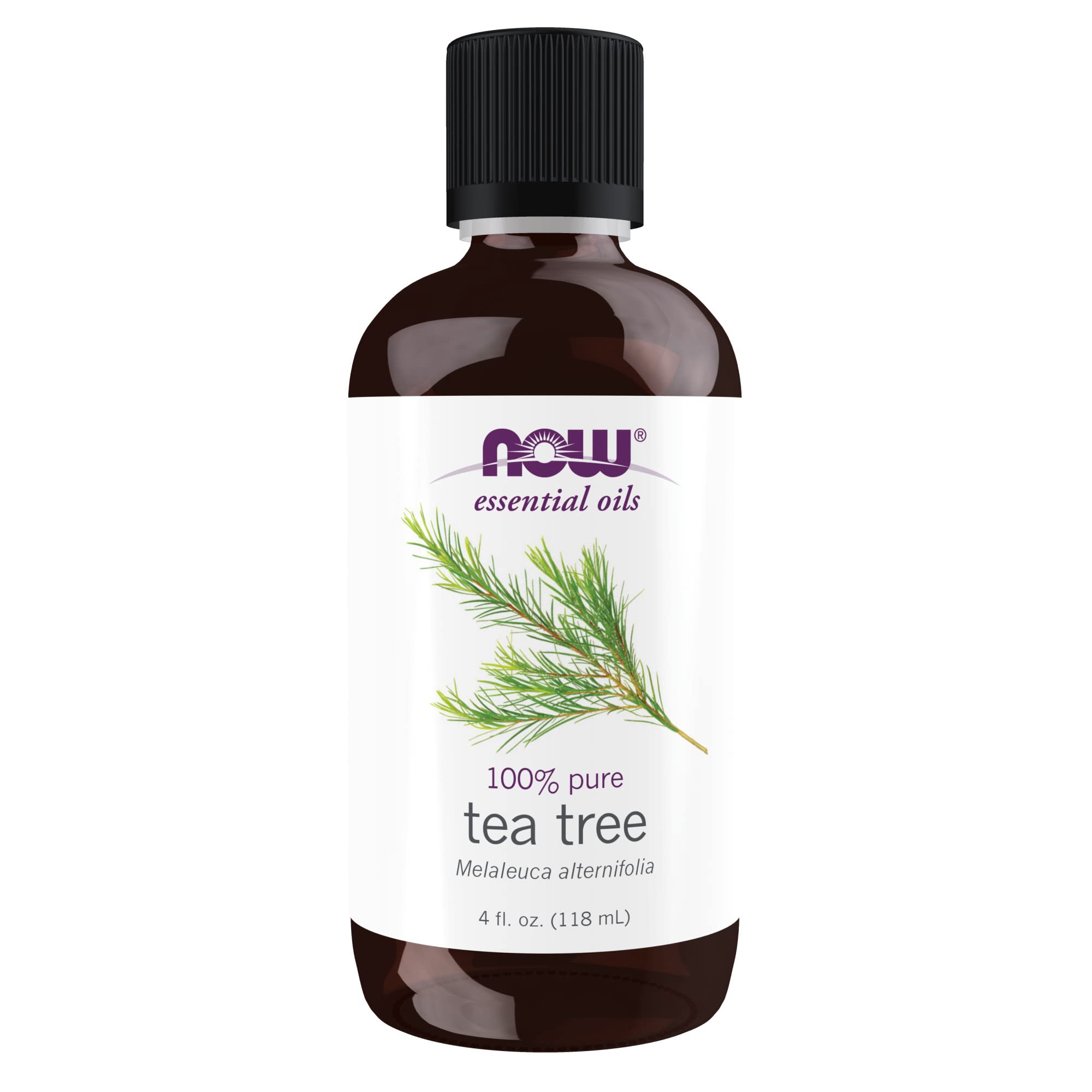 Aceite Esencial Now Tea Tree 100% Puro, 120 Ml, Vegano - Venta Internacional.