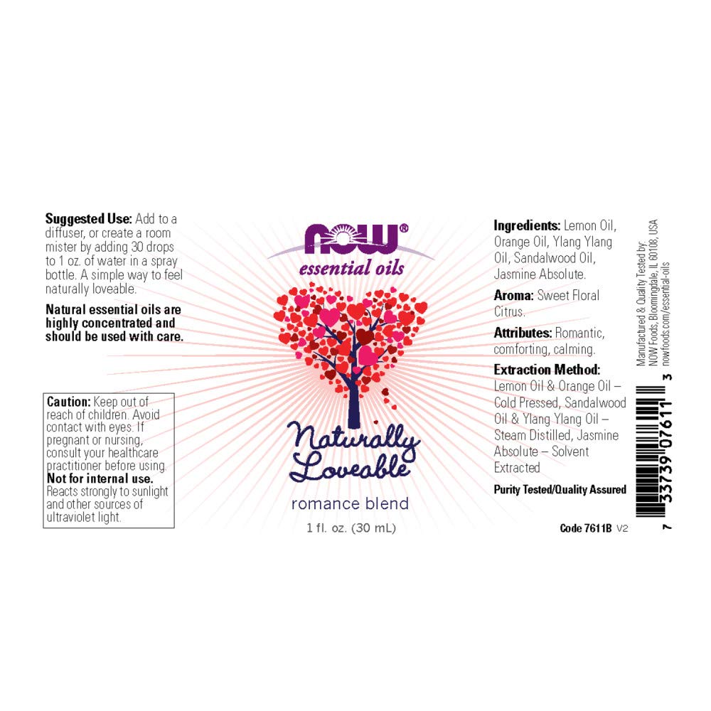 Foto 3 pulgar | Aceite Esencial Now Foods Naturally Loveable 30 Ml - Venta Internacional.