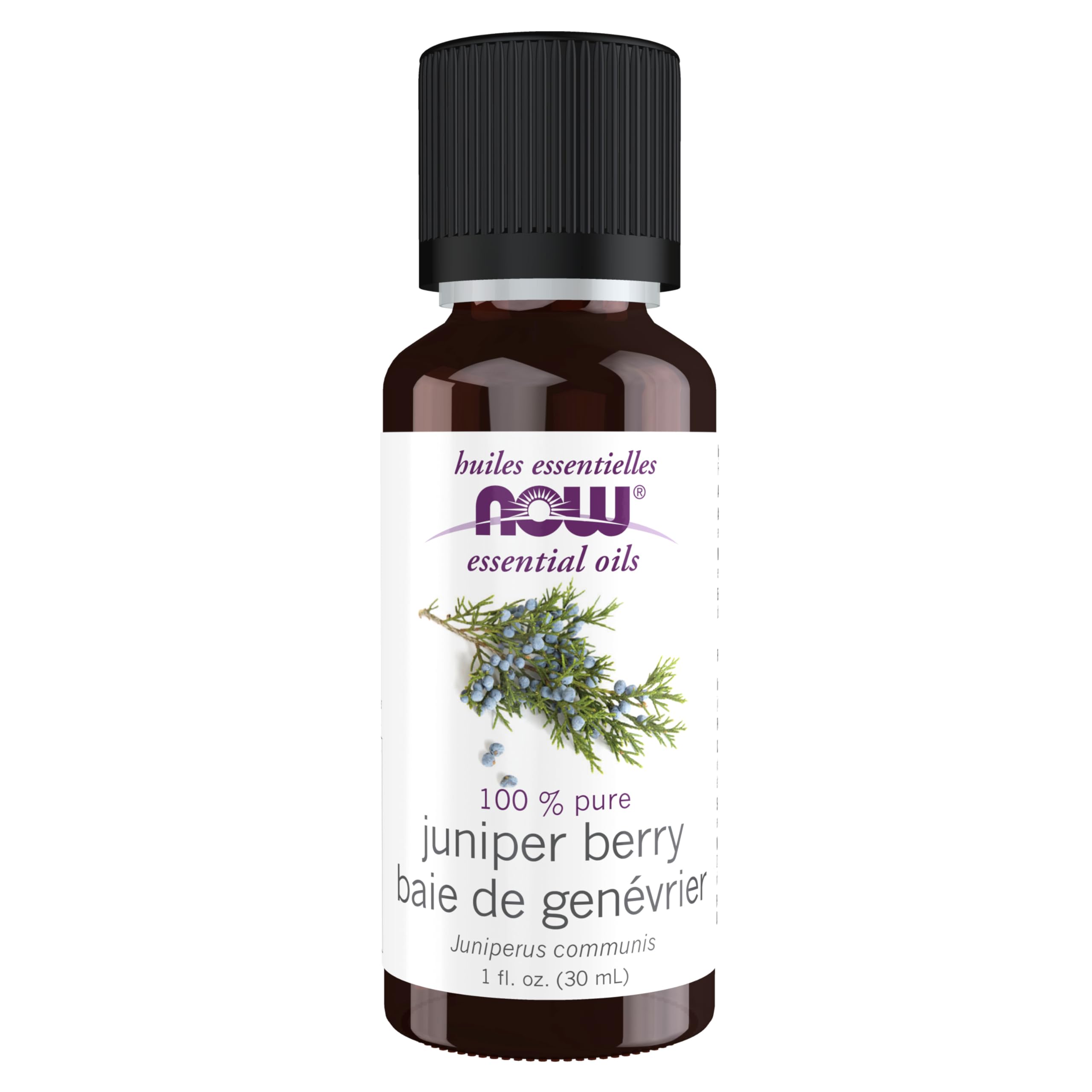 Aceite Esencial Now Foods De Bayas De Enebro, 30 Ml, 100% Vegano Puro - Venta Internacional.