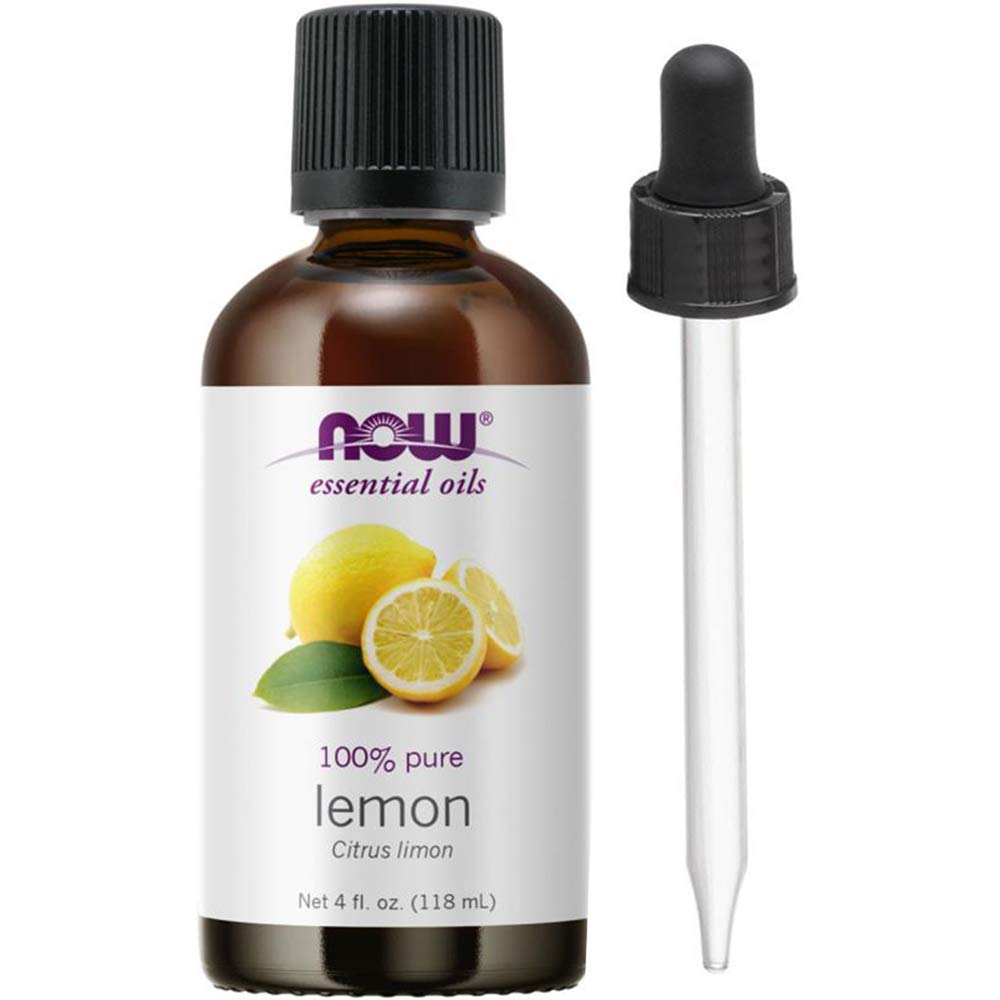 Foto 2 pulgar | Aceite Esencial Now Foods Lemon 120 Ml Con Gotero De Vidrio - Venta Internacional.