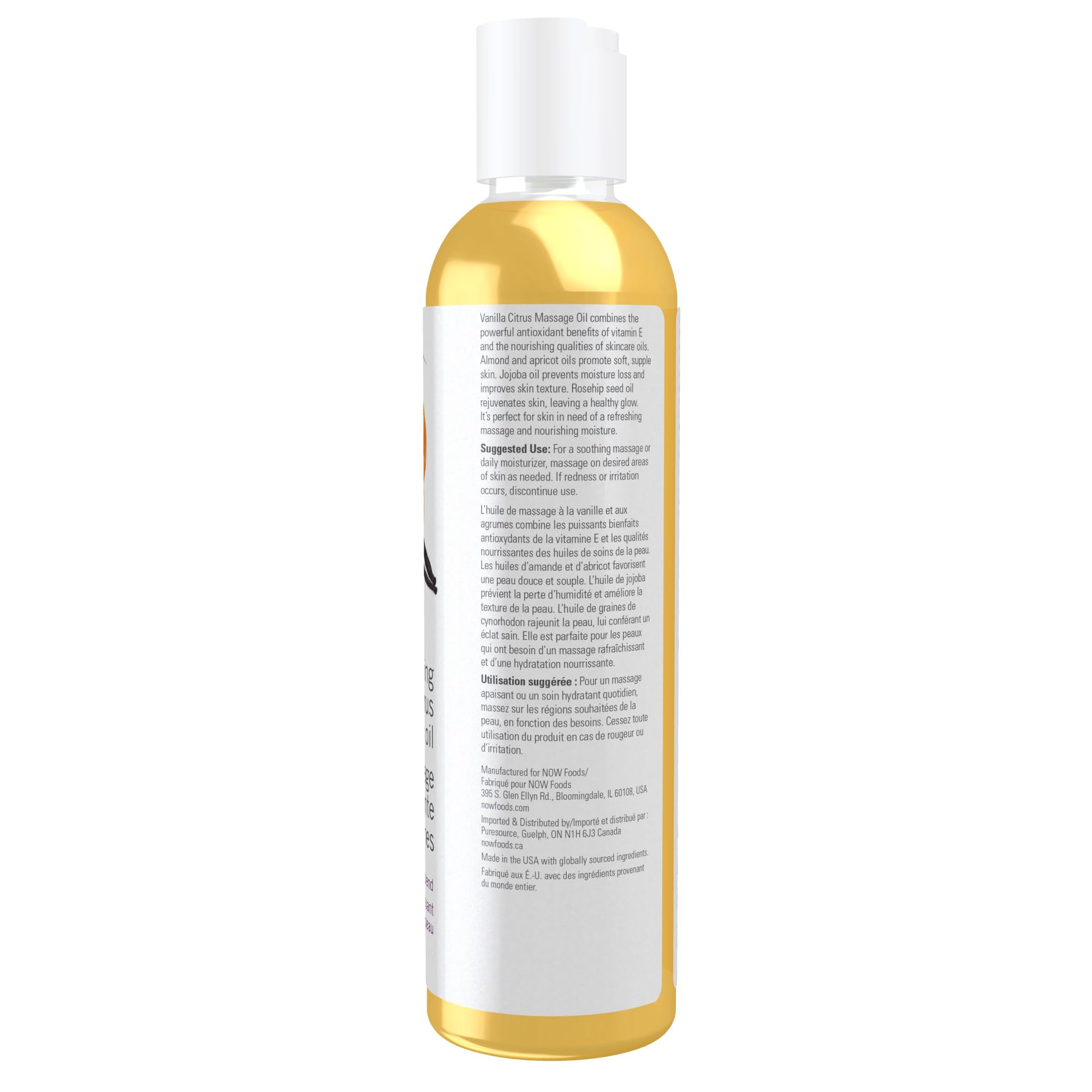 Foto 3 pulgar | Aceite De Masaje Now Foods Solutions Vanilla Citrus 240 Ml - Venta Internacional.