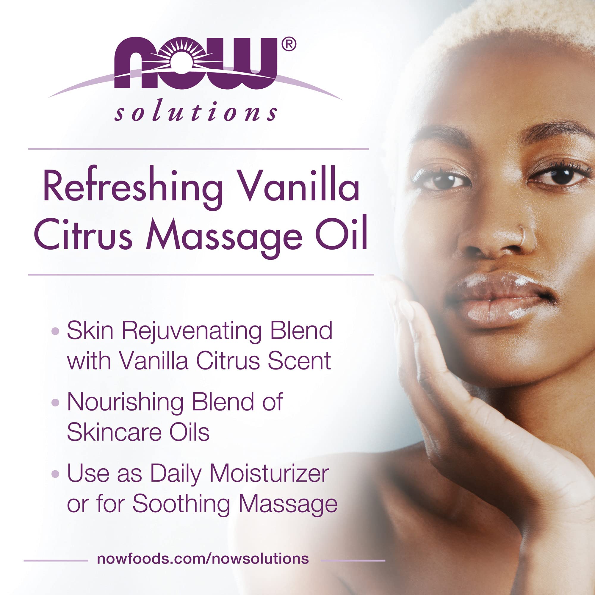 Foto 5 pulgar | Aceite De Masaje Now Foods Solutions Vanilla Citrus 240 Ml - Venta Internacional.