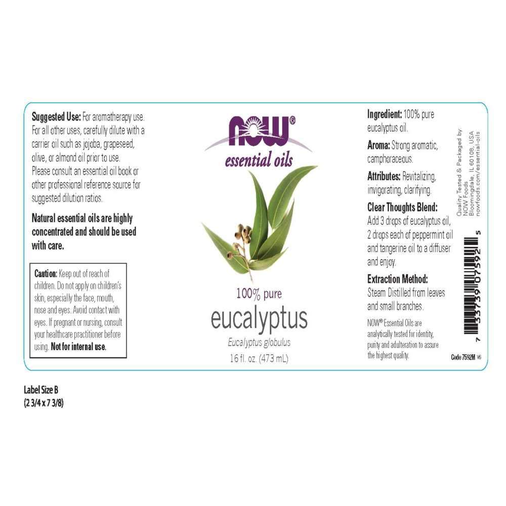 Foto 3 pulgar | Aceite Esencial Now Solutions Eucalipto 473 Ml (1 Unidad) - Venta Internacional.