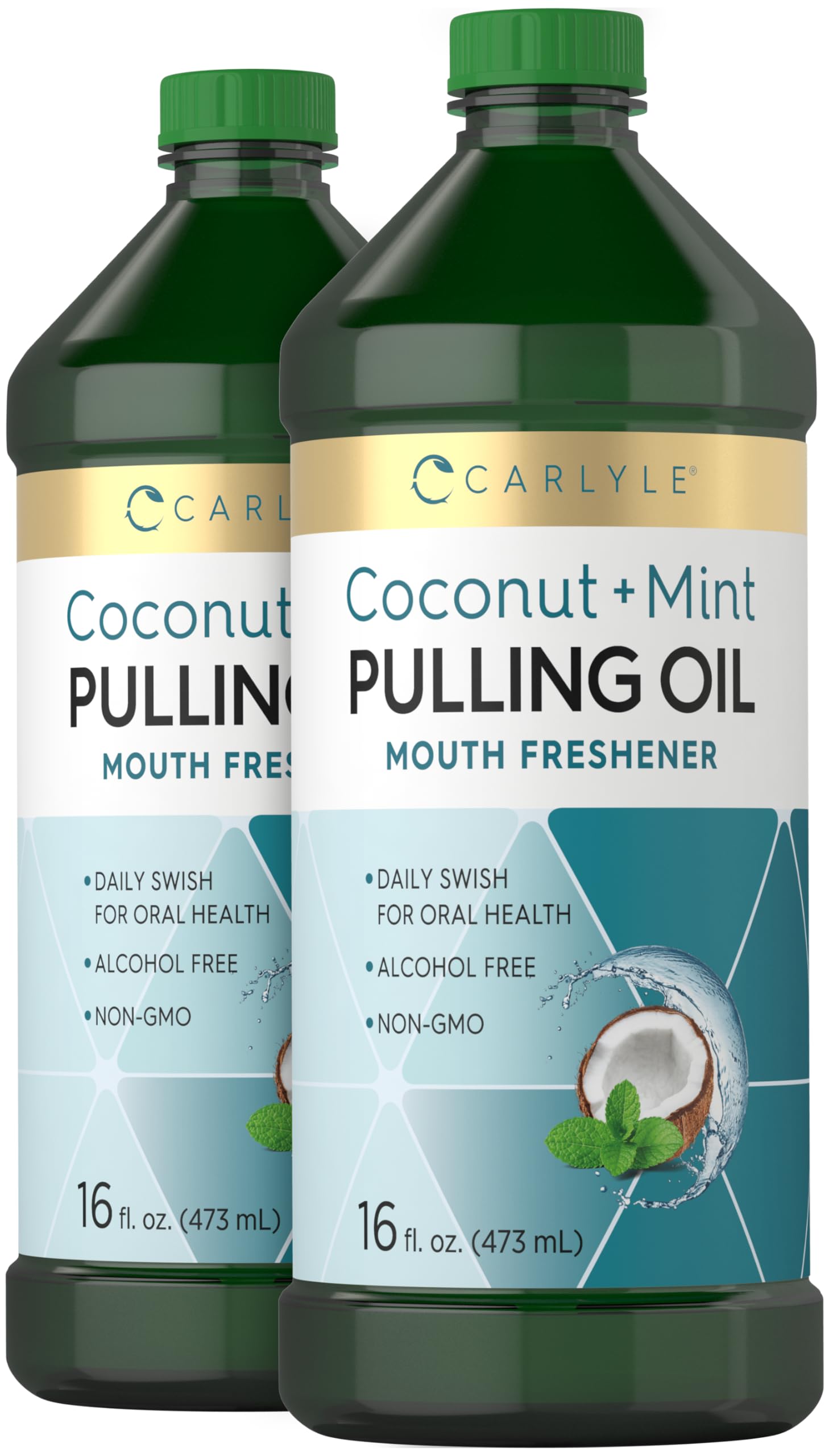 Foto 2 pulgar | Aceite Para Tirar Carlyle De Coco Y Menta, 473 Ml, Paquete De 2 Unidades, Sin Alcohol - Venta Internacional.