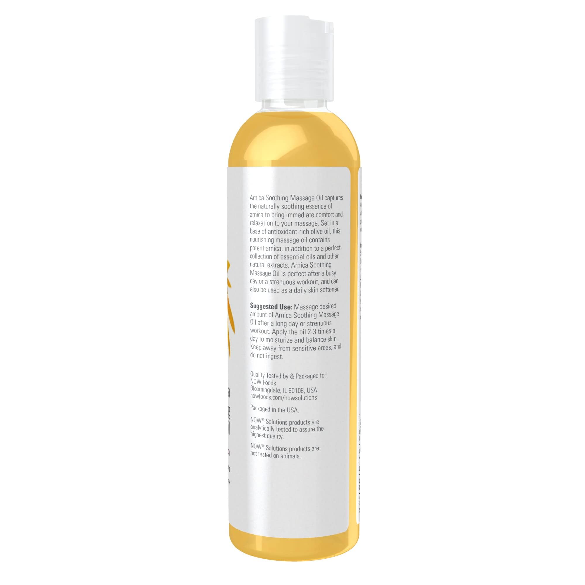 Foto 3 pulgar | Aceite De Masaje Now Foods Solutions Arnica Warming Relief 240 Ml - Venta Internacional.