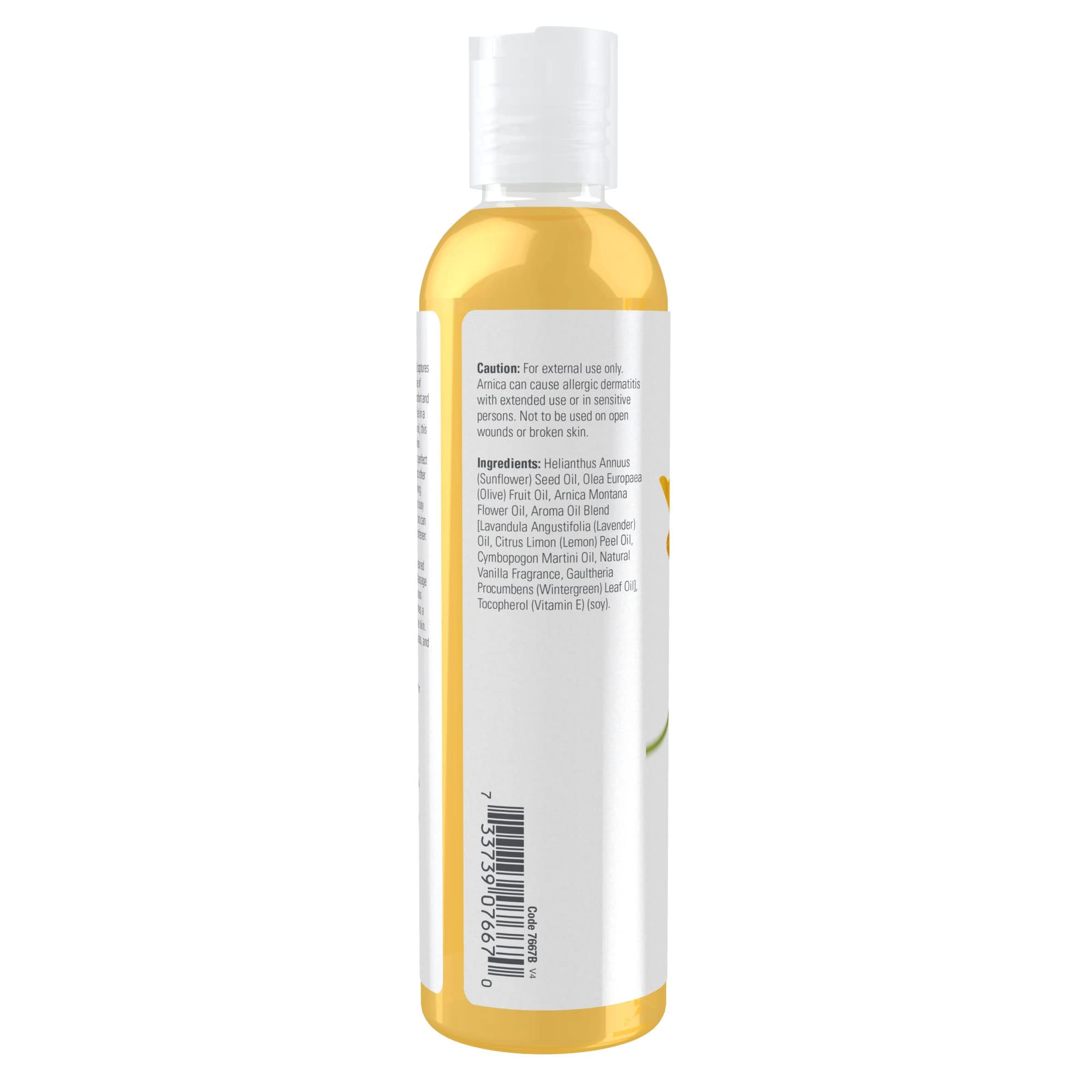 Foto 4 pulgar | Aceite De Masaje Now Foods Solutions Arnica Warming Relief 240 Ml - Venta Internacional.