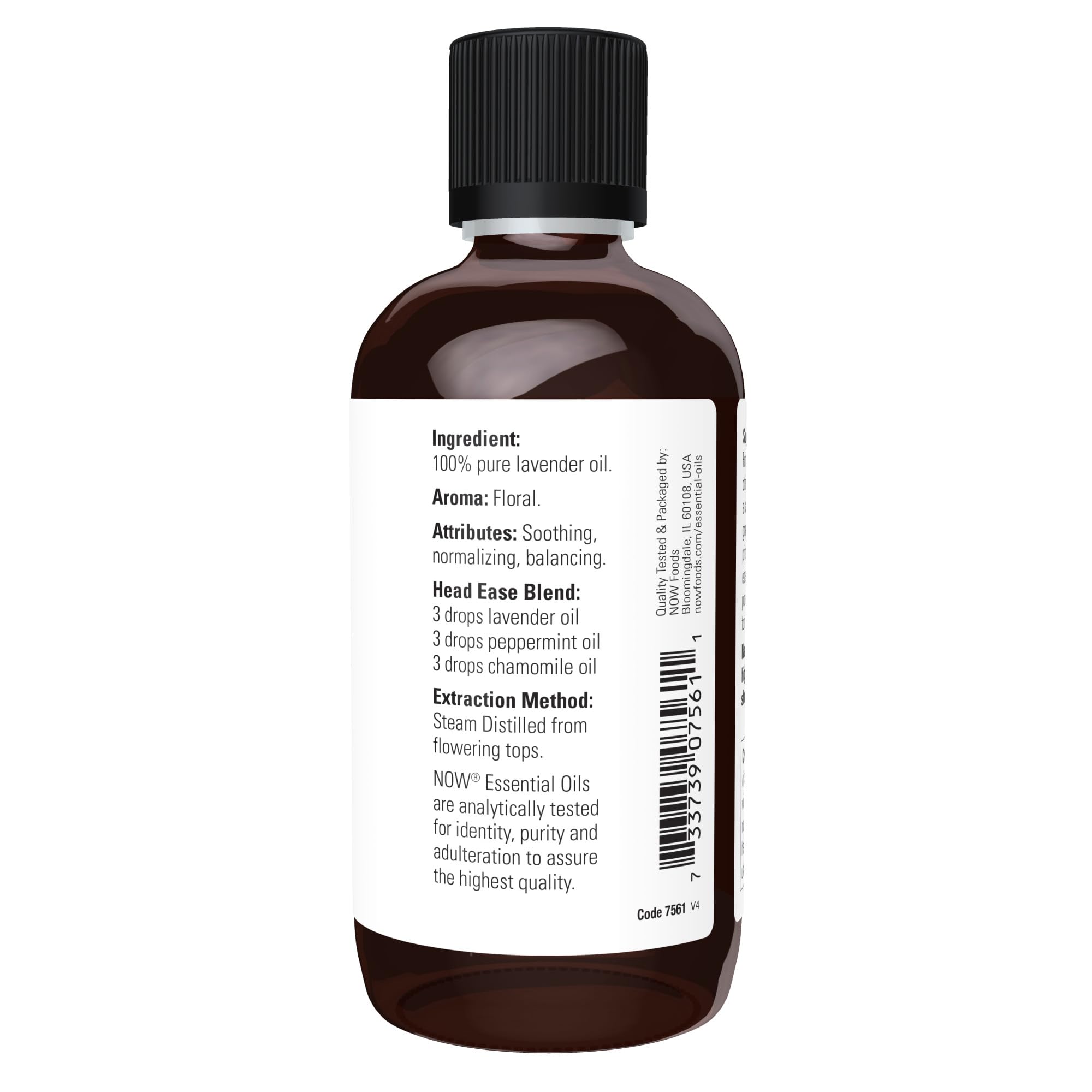 Foto 4 pulgar | Aceite Esencial Now Lavanda 100% Puro Vegano 120 Ml - Venta Internacional.