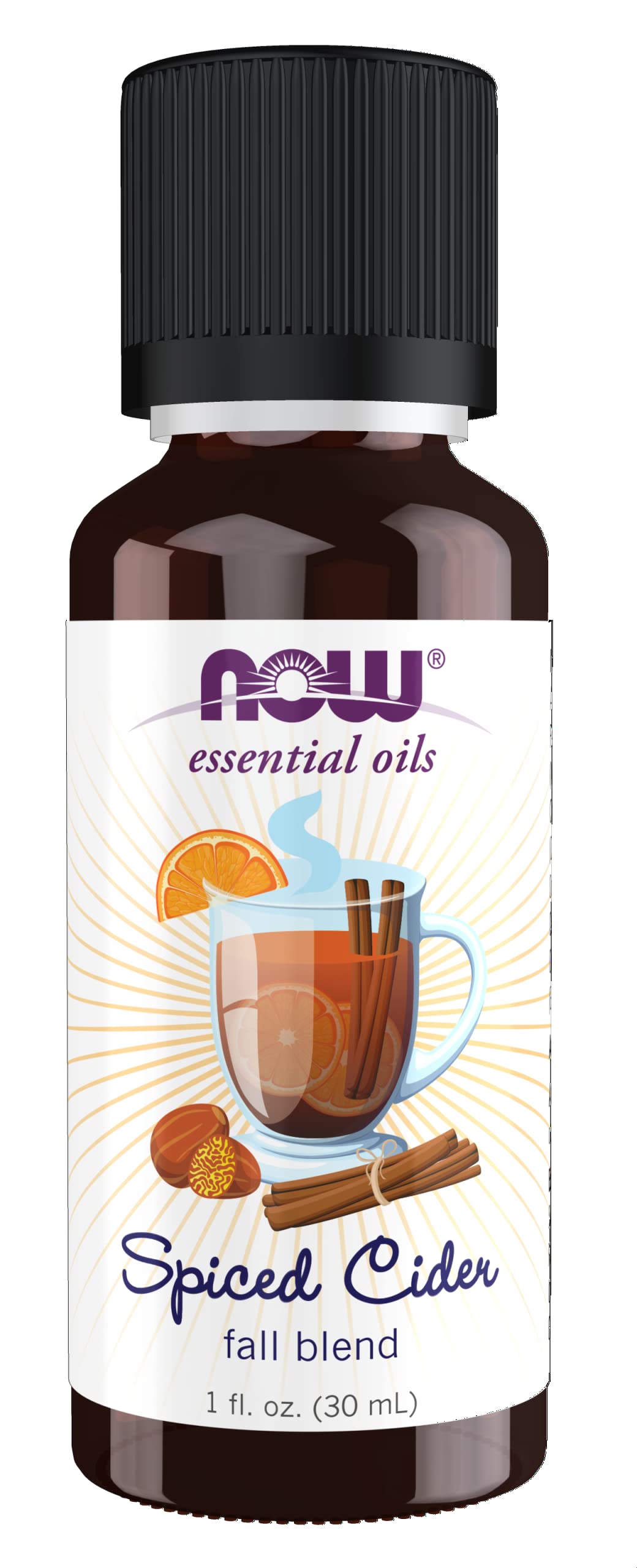 Foto 2 pulgar | Aceite Esencial Now Foods, Sidra Especiada, Aroma A Especias Cítricas, 30 Ml - Venta Internacional.
