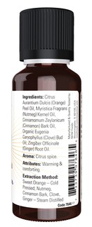 Foto 2 | Aceite Esencial Now Foods, Sidra Especiada, Aroma A Especias Cítricas, 30 Ml - Venta Internacional.