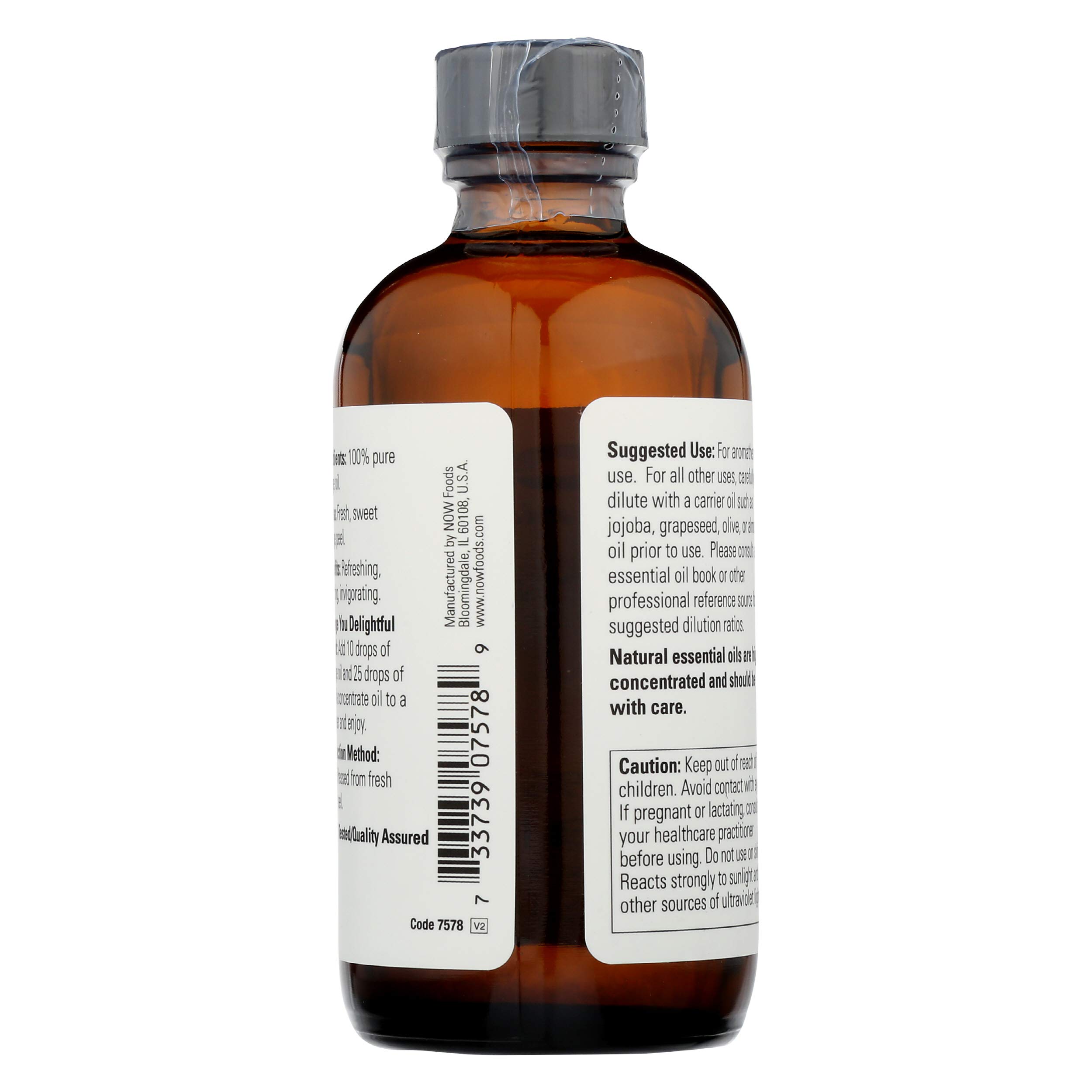 Foto 3 pulgar | Aceite Esencial Now Foods Naranja 120 Ml - Venta Internacional.