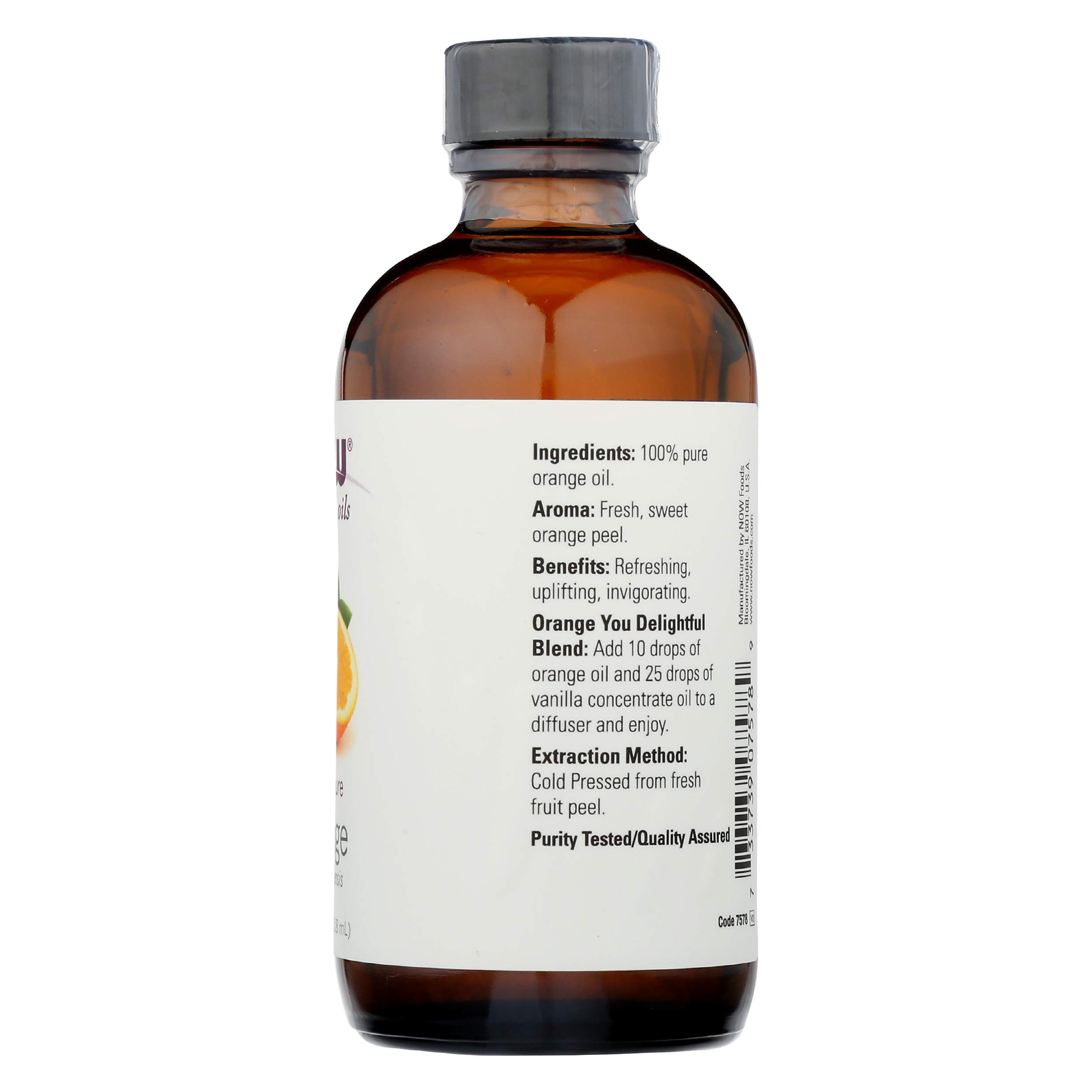Foto 7 pulgar | Aceite Esencial Now Foods Naranja 120 Ml - Venta Internacional.