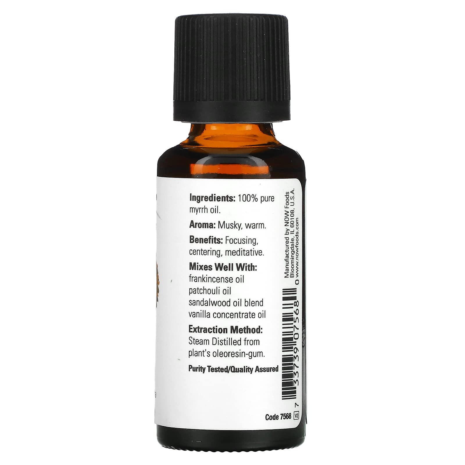 Foto 3 pulgar | Aceites Esenciales Now Foods Mirra 100% Puro, 30 Ml - Venta Internacional.