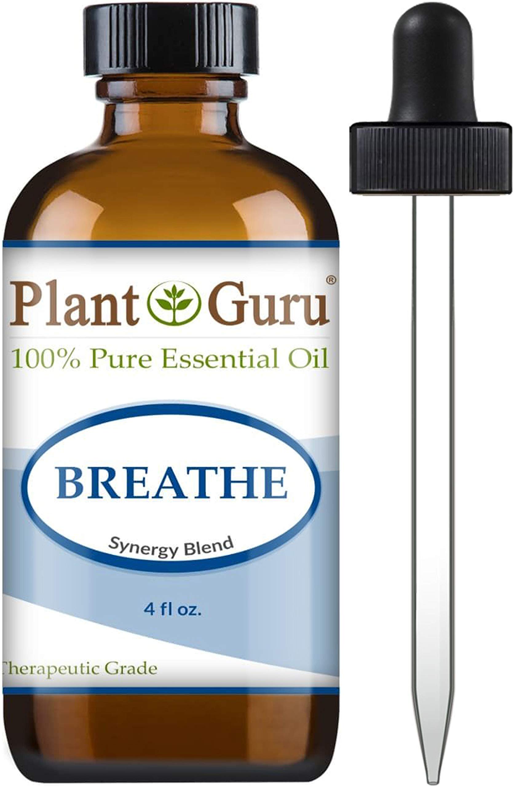 Mezcla De Aceites Esenciales Plant Guru Breathe Respiratory 120 Ml - Venta Internacional.