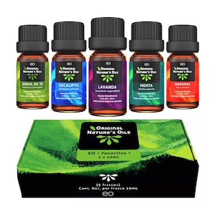 Foto 1 | Kit De 5 Aceites Esenciales Para Difusor Y Aromaterapia Eo Safe Imports Esi-14636-1 Multicolor