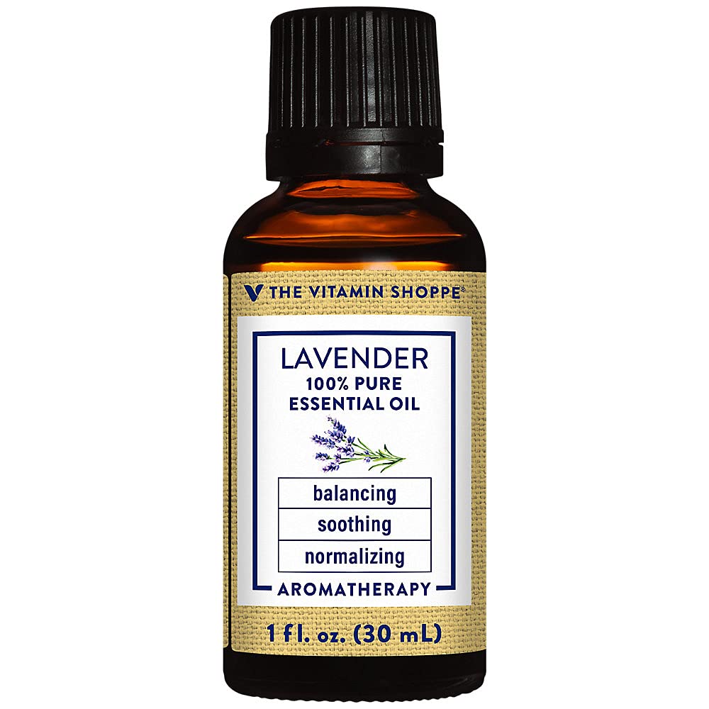 Aceite Esencial The Vitamin Shoppe De Lavanda, 30 Ml, 100% Puro - Venta Internacional.