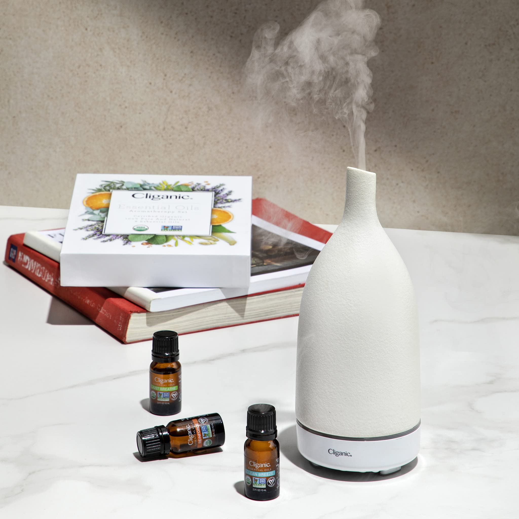 Foto 4 | Set De Regalo De Aceites Esenciales De Aromaterapia Cliganic Top 8 100% Orgánico - Venta Internacional.