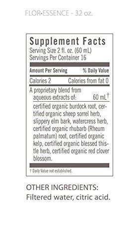 Foto 3 pulgar | Tea Blend Flora Flor Essence, 946 Ml, Limpiador Desintoxicante Suave - Venta Internacional.