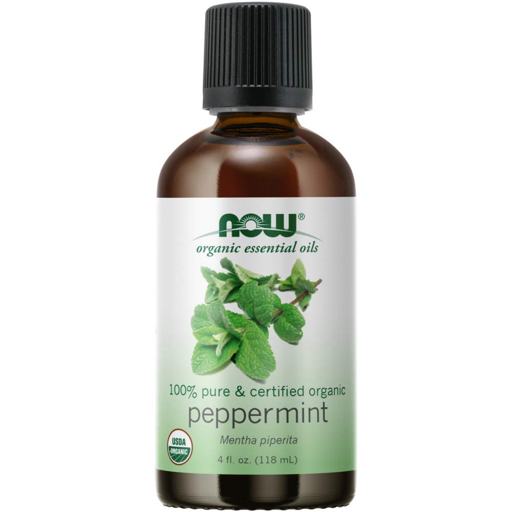 Aceite Esencial Now Foods De Menta Orgánica, 120 Ml, 100% Puro - Venta Internacional.