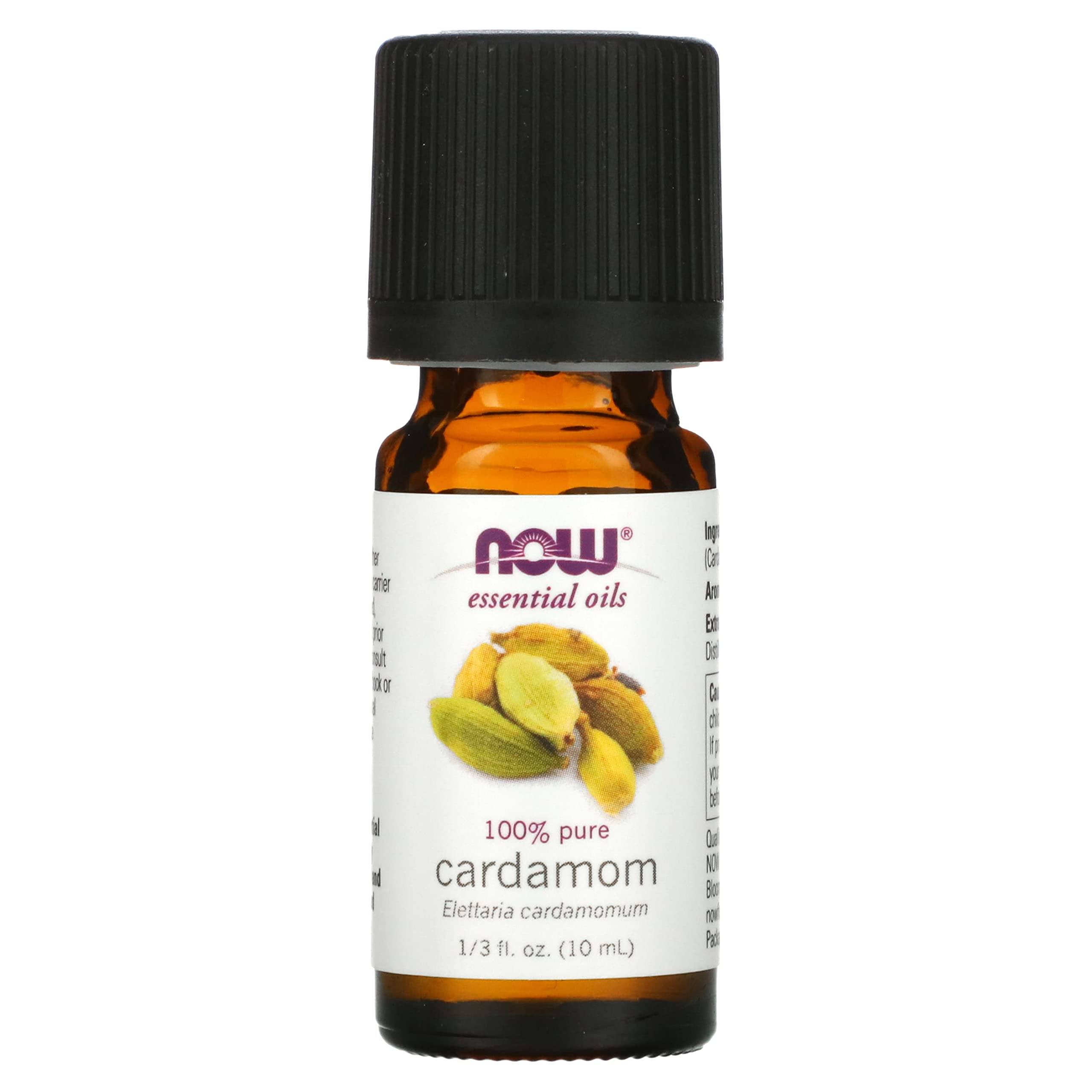 Foto 2 pulgar | Aceite Esencial Now Foods De Cardamomo, 10 Ml, 100% Puro - Venta Internacional.