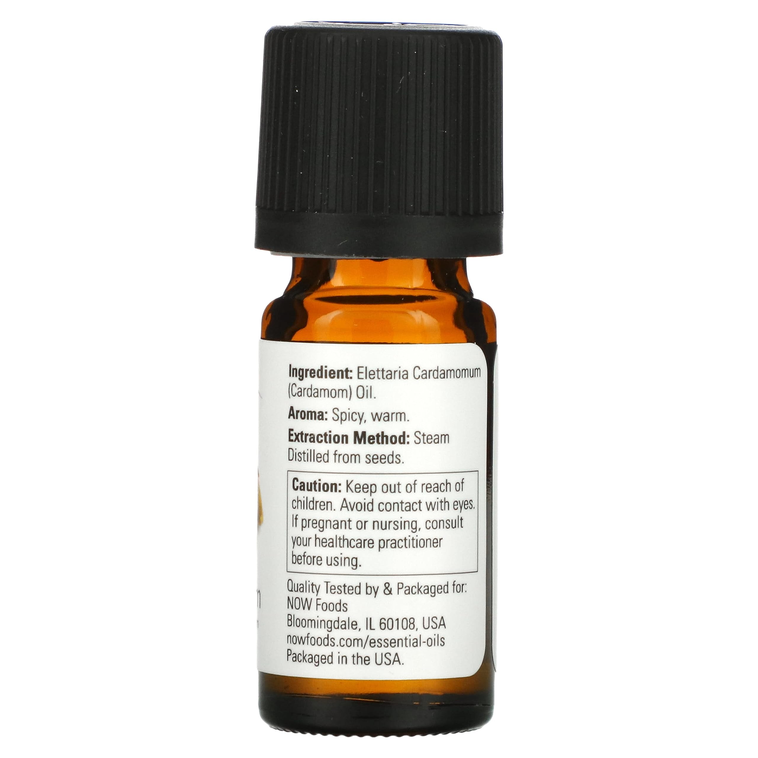 Foto 3 pulgar | Aceite Esencial Now Foods De Cardamomo, 10 Ml, 100% Puro - Venta Internacional.