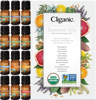 Foto 1 | Set De Aceites Esenciales De Aromaterapia Cliganic Usda Organic Top 4 - Venta Internacional.