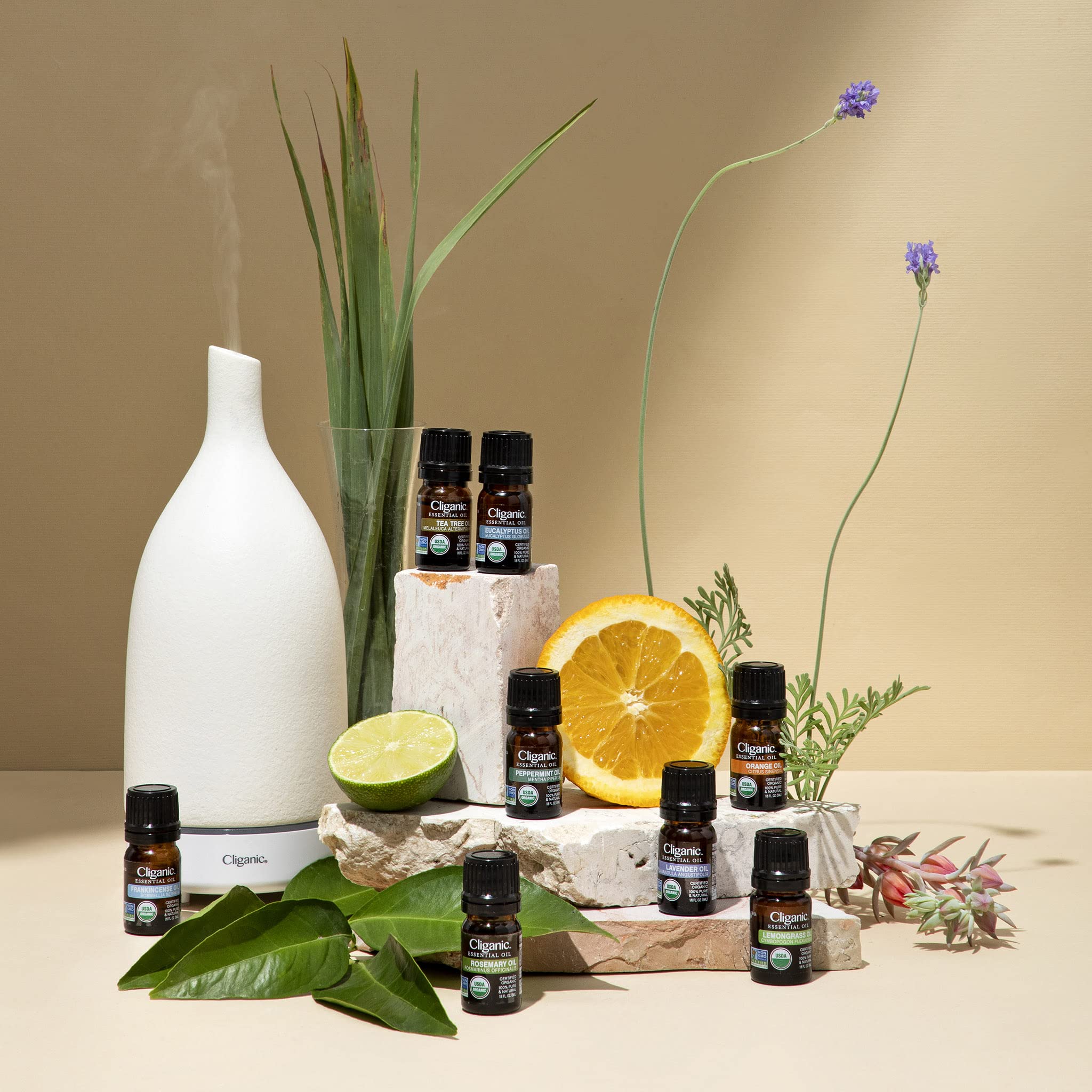 Foto 8 pulgar | Set De Aceites Esenciales De Aromaterapia Cliganic Usda Organic Top 4 - Venta Internacional.
