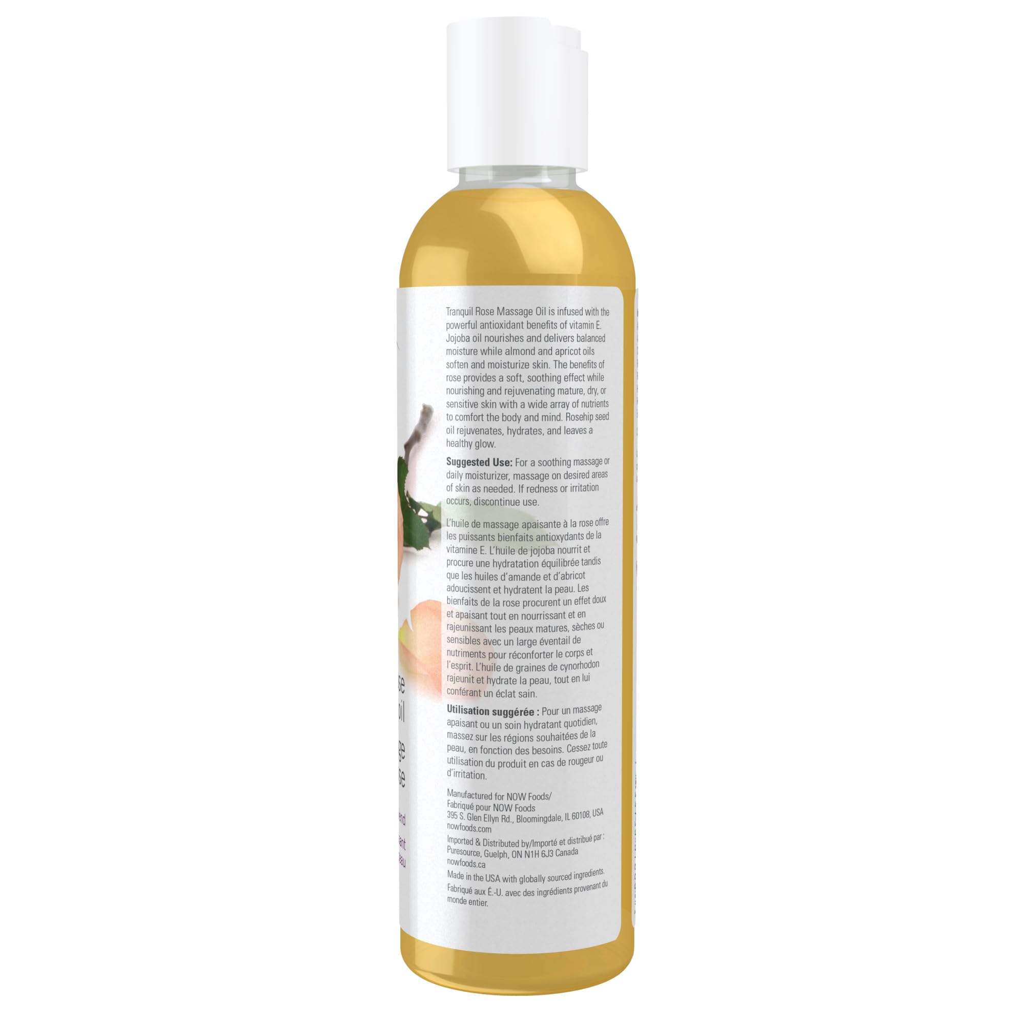 Foto 3 pulgar | Aceite De Masaje Now Foods Solutions Tranquil Rose 240 Ml - Venta Internacional.