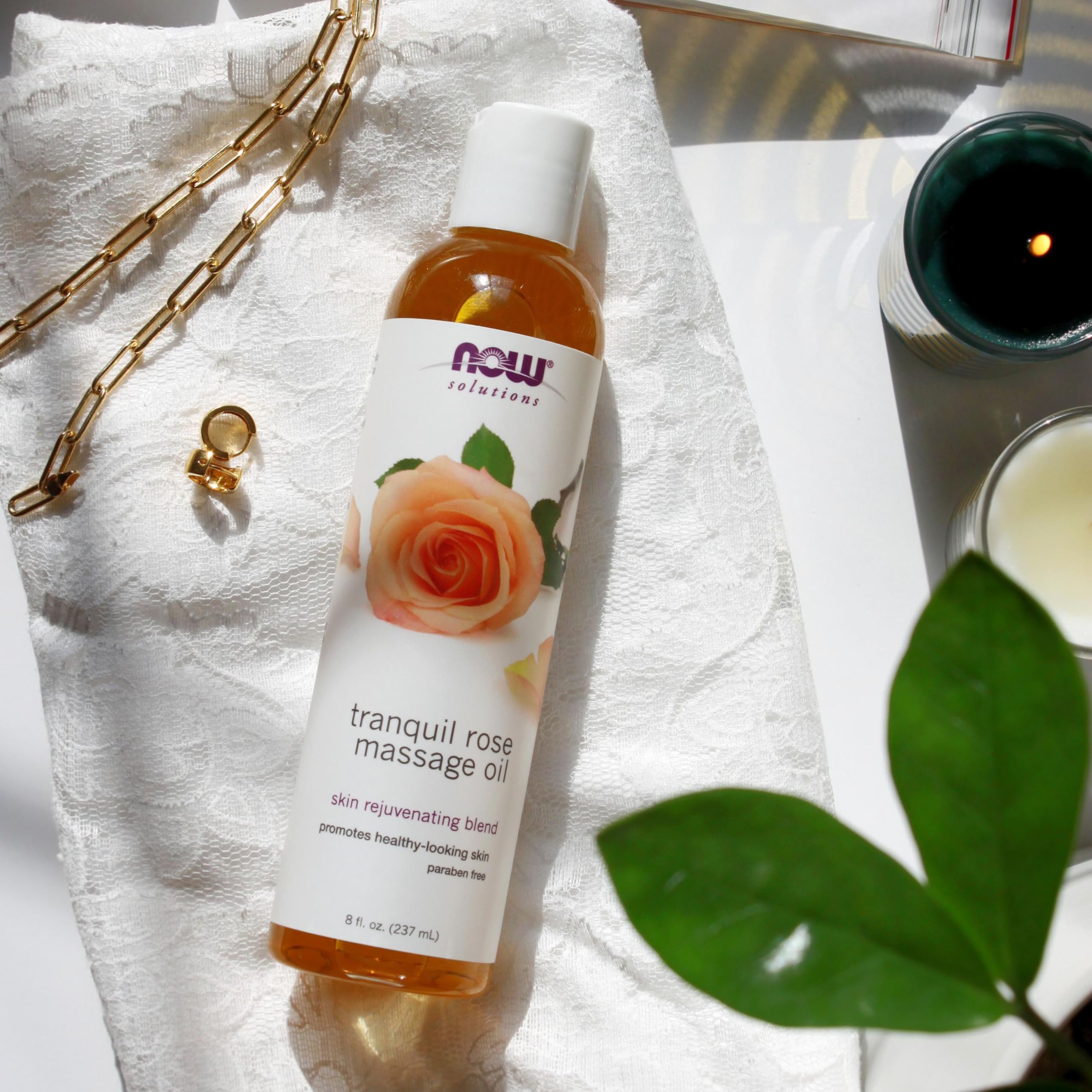 Foto 6 pulgar | Aceite De Masaje Now Foods Solutions Tranquil Rose 240 Ml - Venta Internacional.