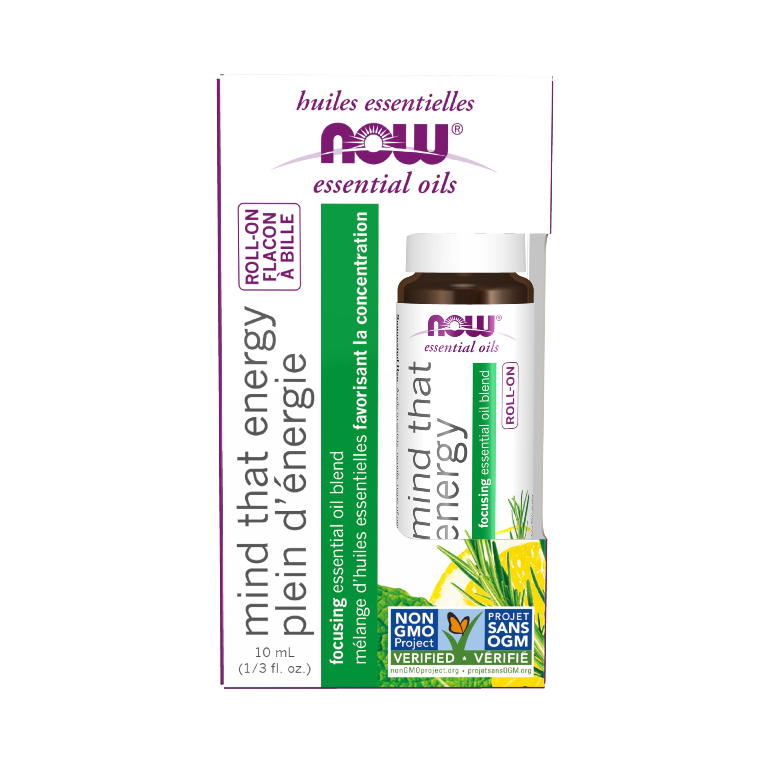 Foto 2 pulgar | Aceite Esencial Roll On Now Mind That Energy, 10 Ml - Venta Internacional.