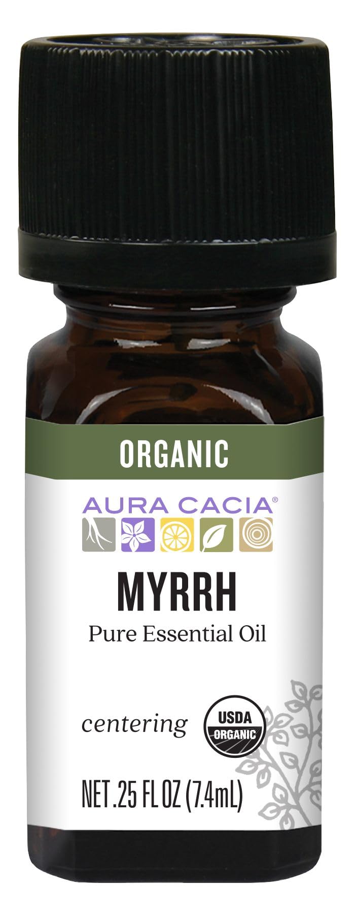 Foto 1 | Aceite Esencial Aura Cacia Organic Myrrh 7 Ml Para El Cuidado De La Piel - Venta Internacional.