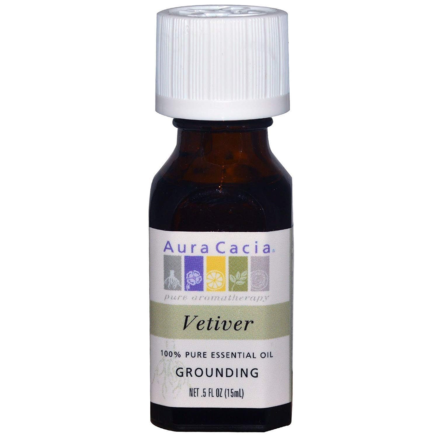 Foto 1 | Aceite Esencial Aura Cacia Grounding Vetiver 15 Ml - Venta Internacional.